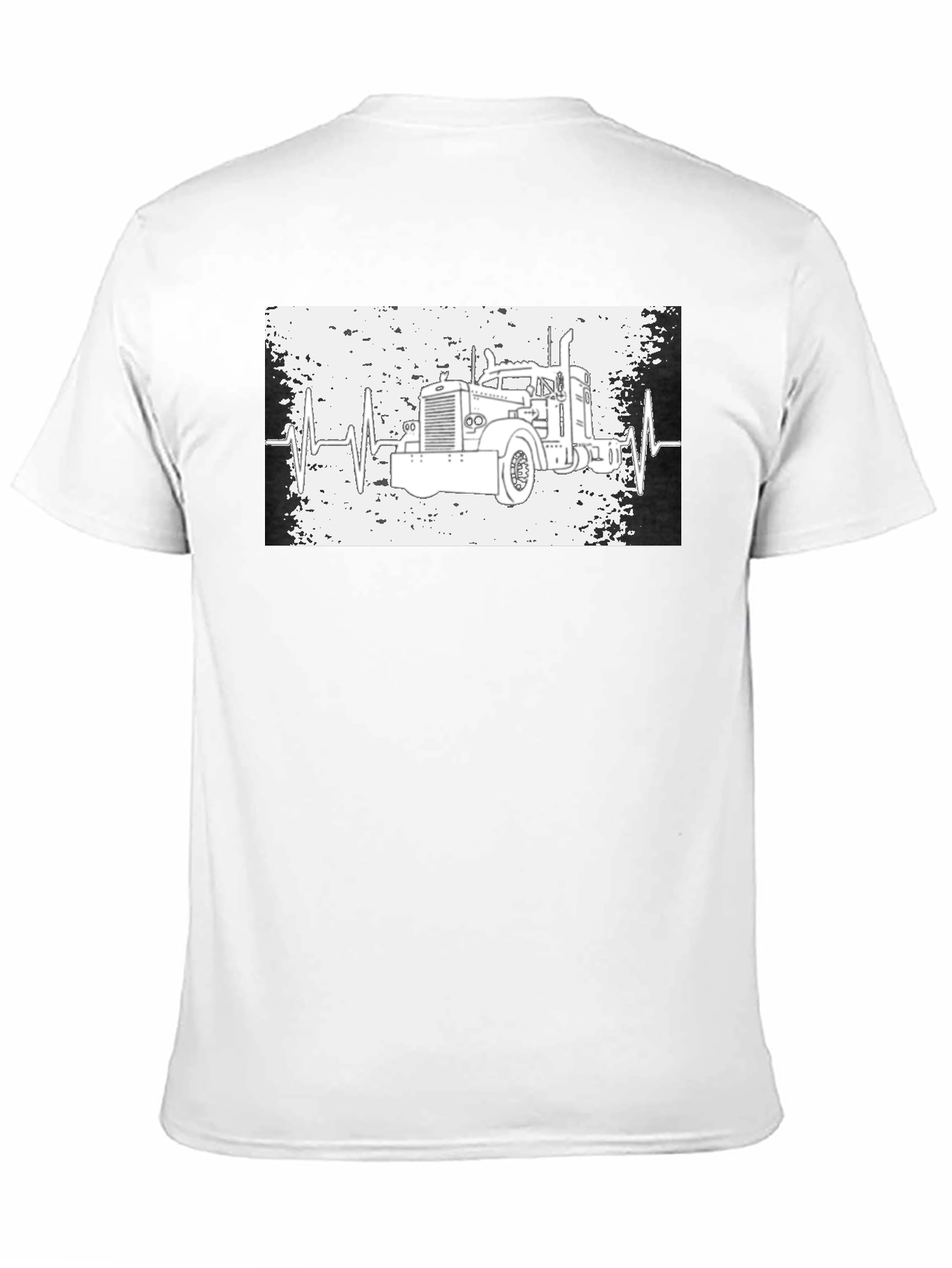 Trucker Heartbeat T-Shirt - Classic Design