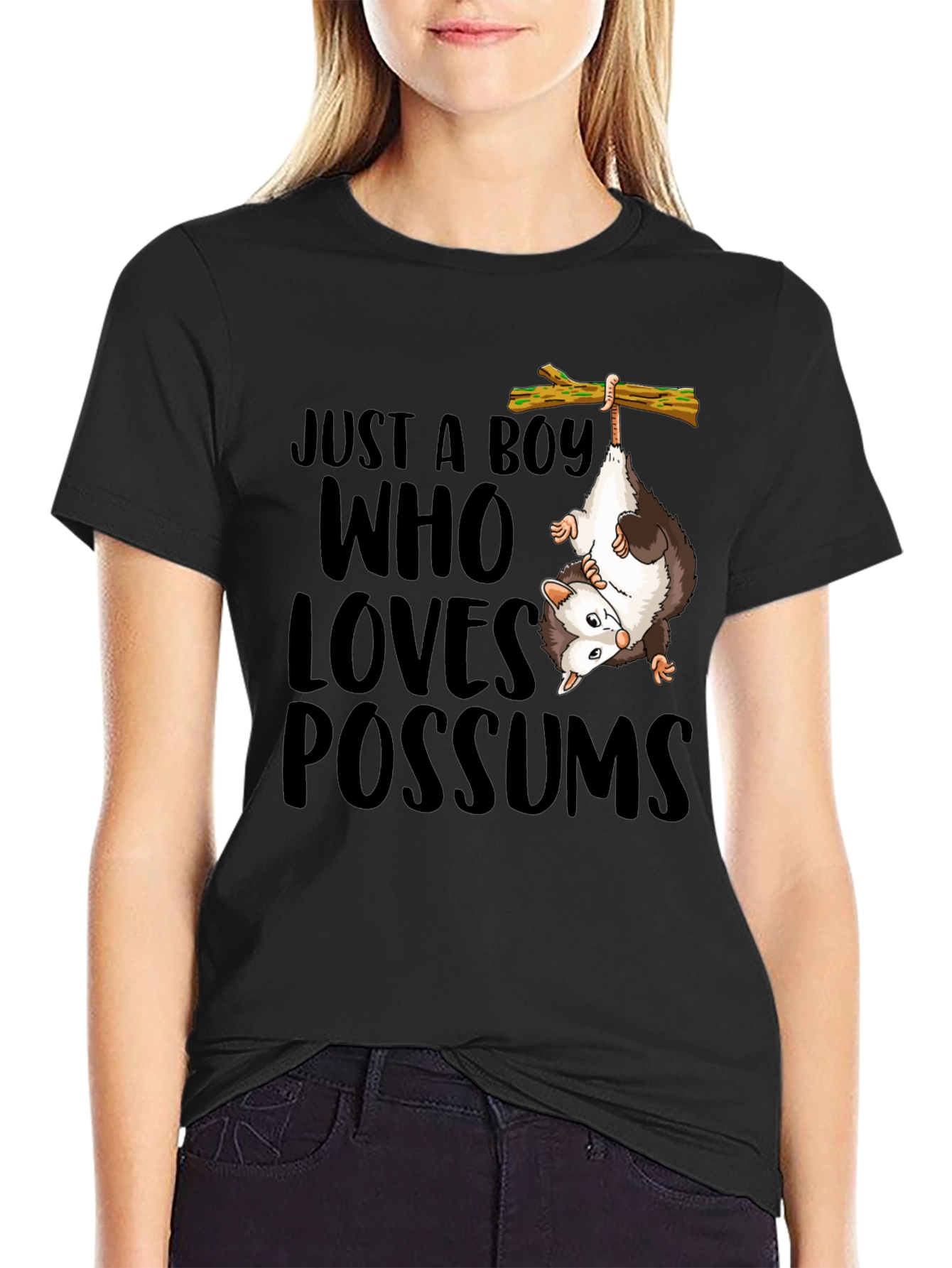 Just a Boy Who Loves Possums T-Shirt