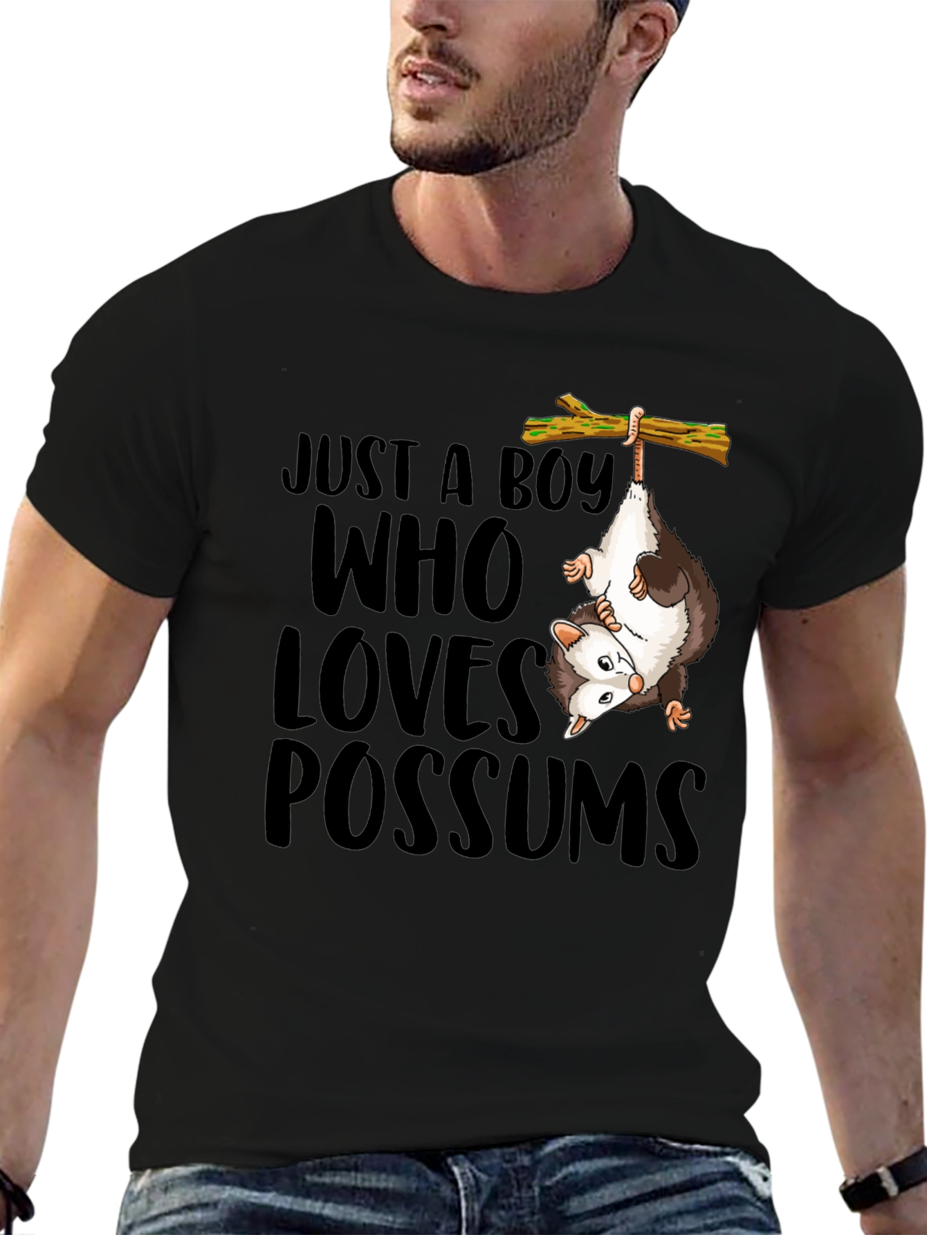 Just a Boy Who Loves Possums T-Shirt