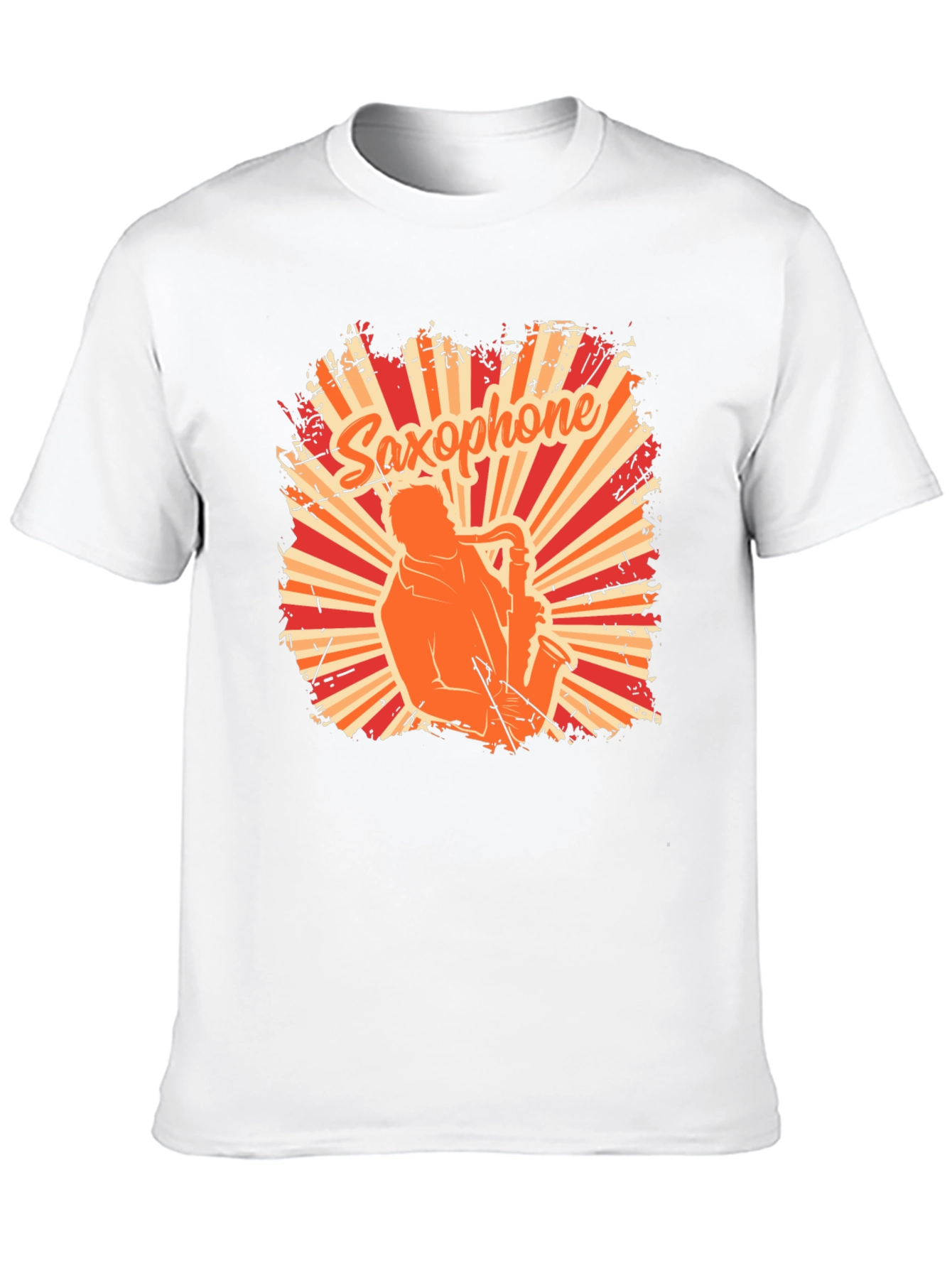 Saxophone Player Graphic T-Shirt - Retro Style