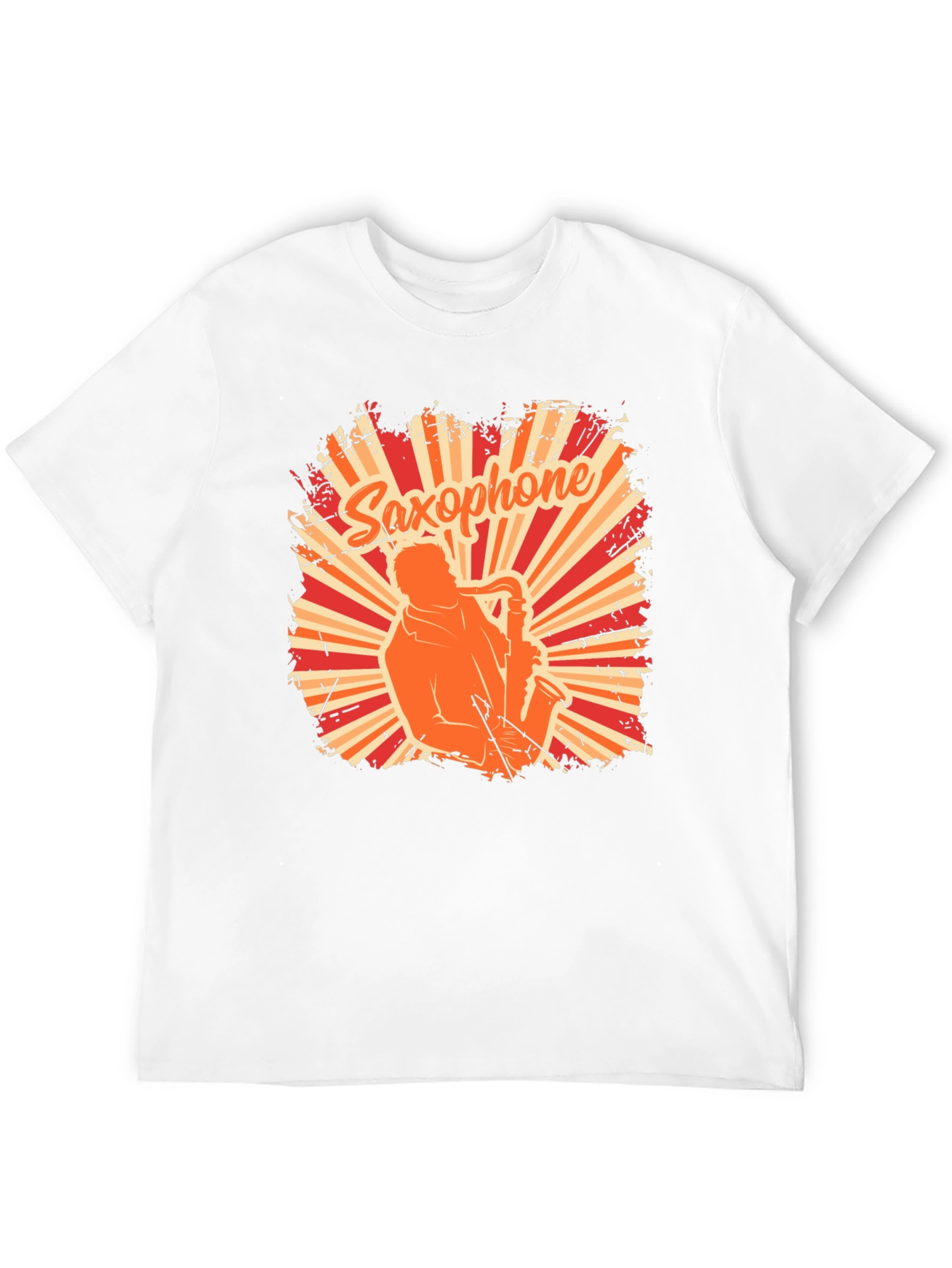 Saxophone Player Graphic T-Shirt - Retro Style