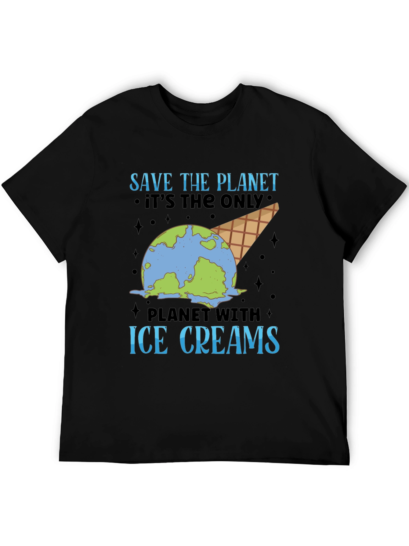 Save the Planet Ice Cream Earth Tee