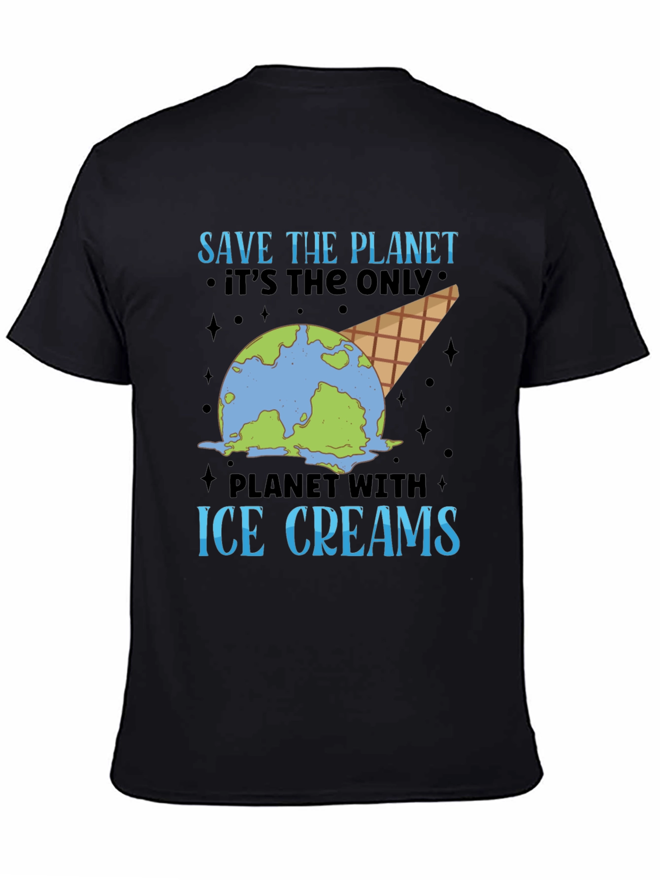 Save the Planet Ice Cream Earth Tee