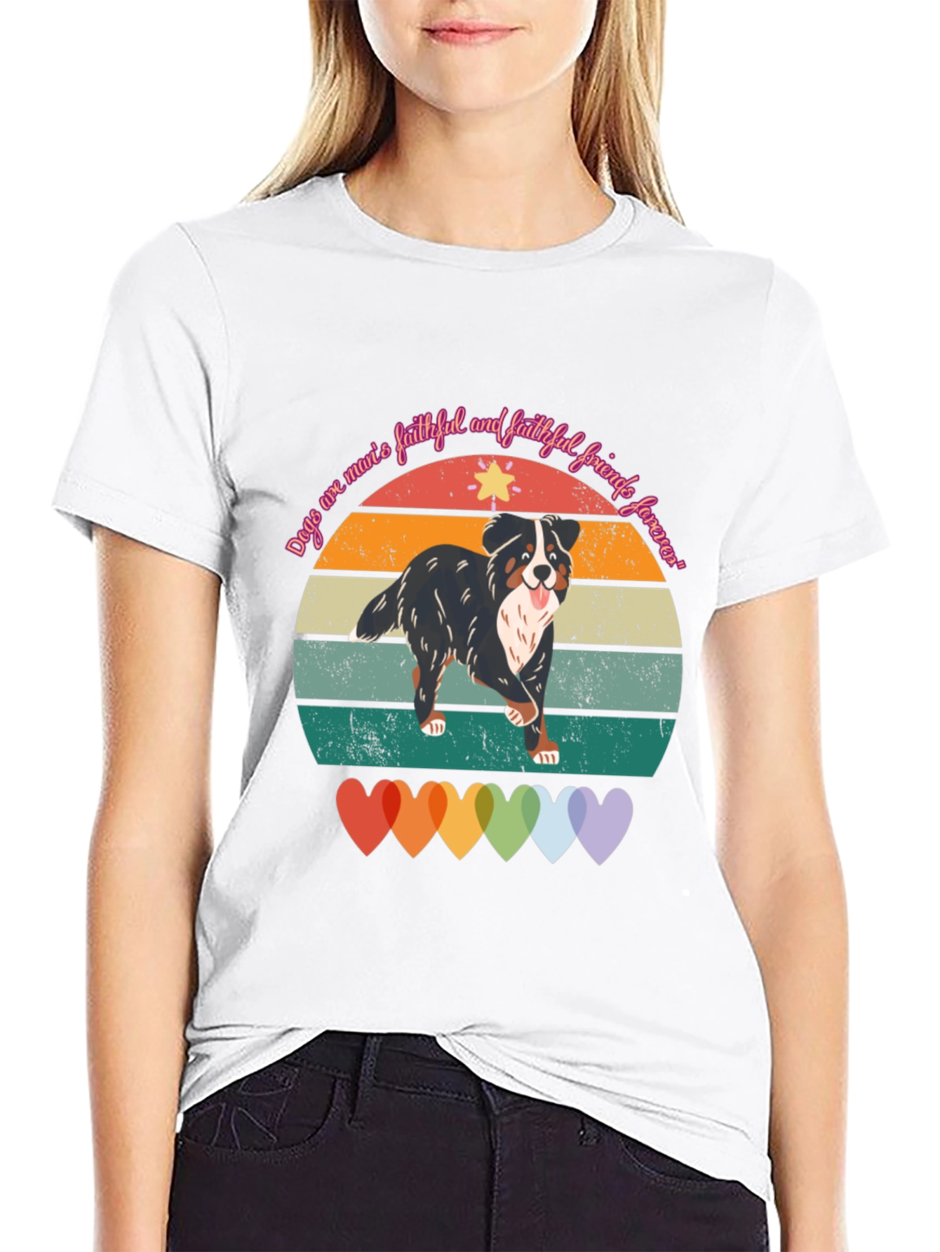Faithful Dog T-Shirt: Mans Best Friend Forever