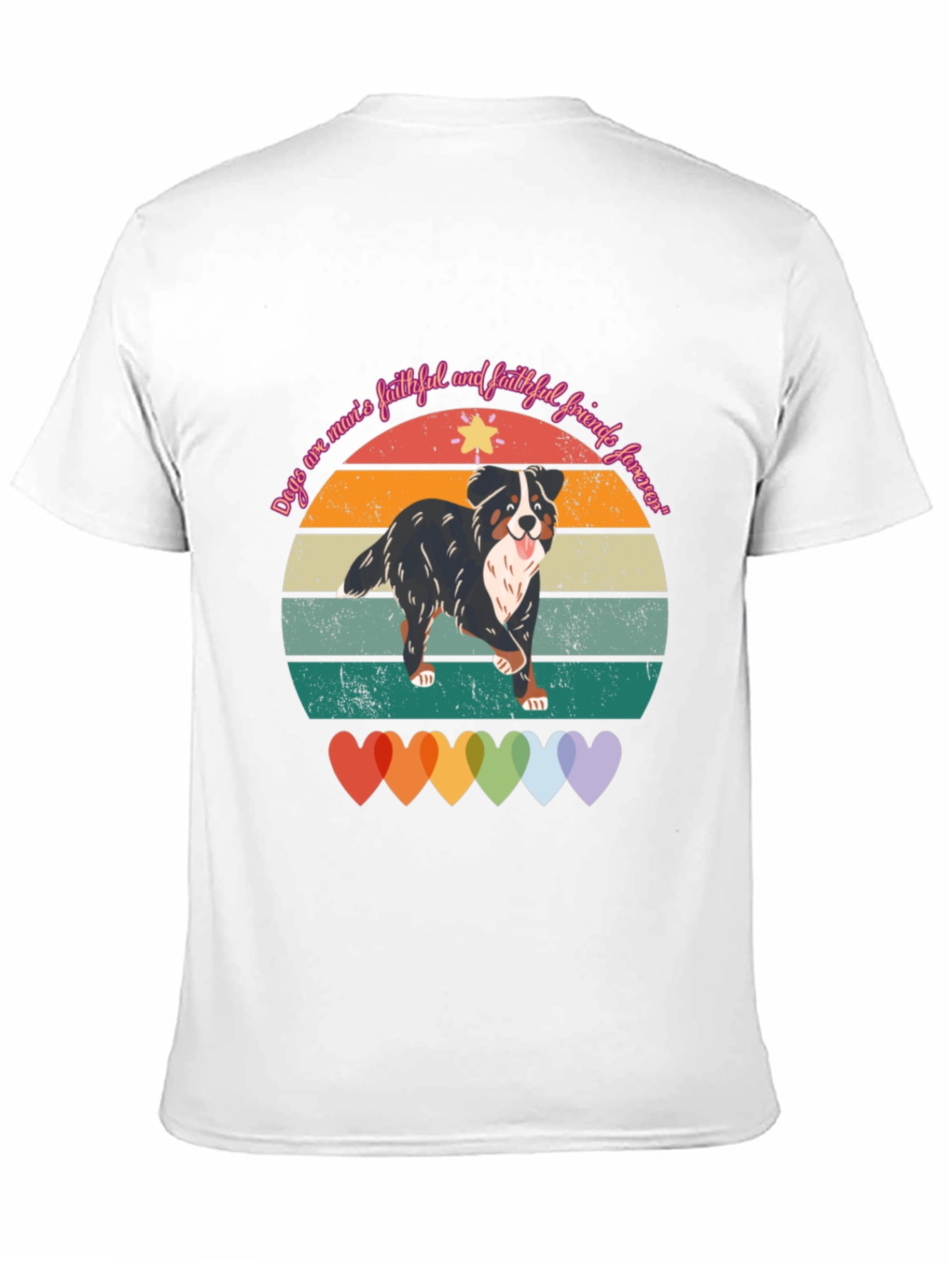 Faithful Dog T-Shirt: Mans Best Friend Forever