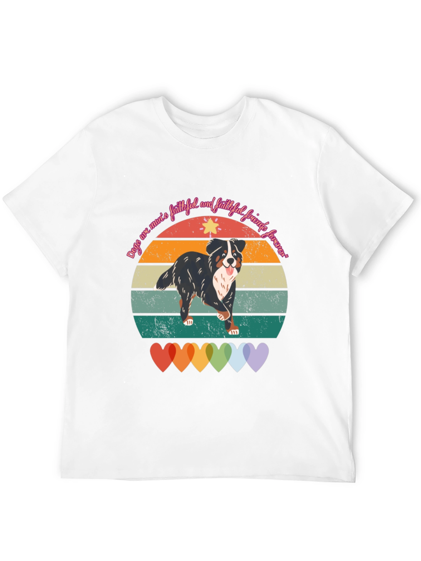 Faithful Dog T-Shirt: Mans Best Friend Forever
