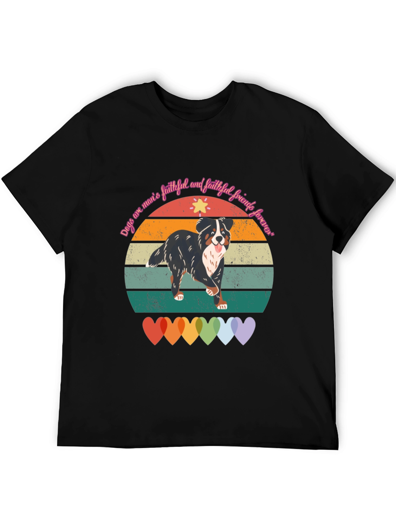 Faithful Dog T-Shirt: Mans Best Friend Forever