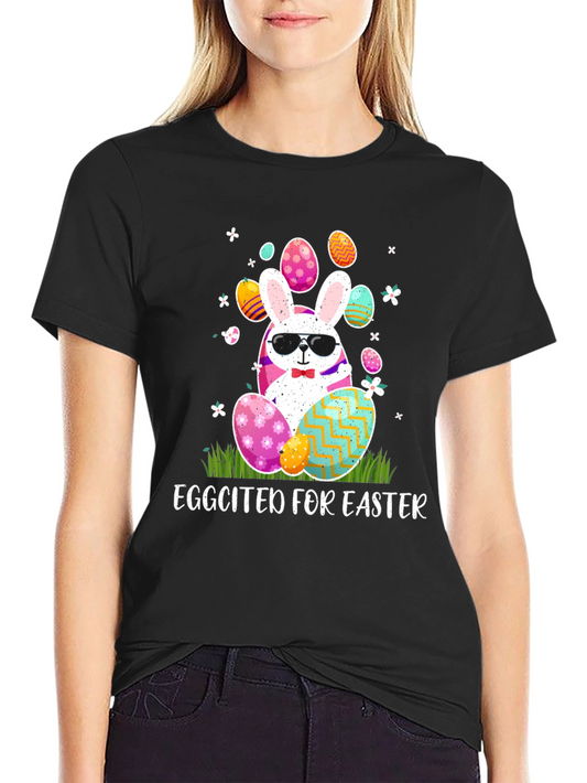 Eggcited for Easter Bunny T-Shirt