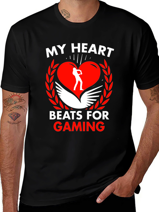 Gamer Heartbeat T-Shirt - Gaming Passion