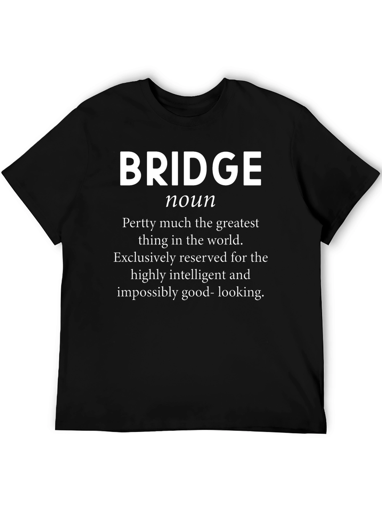 Bridge Noun Funny Graphic T-Shirt