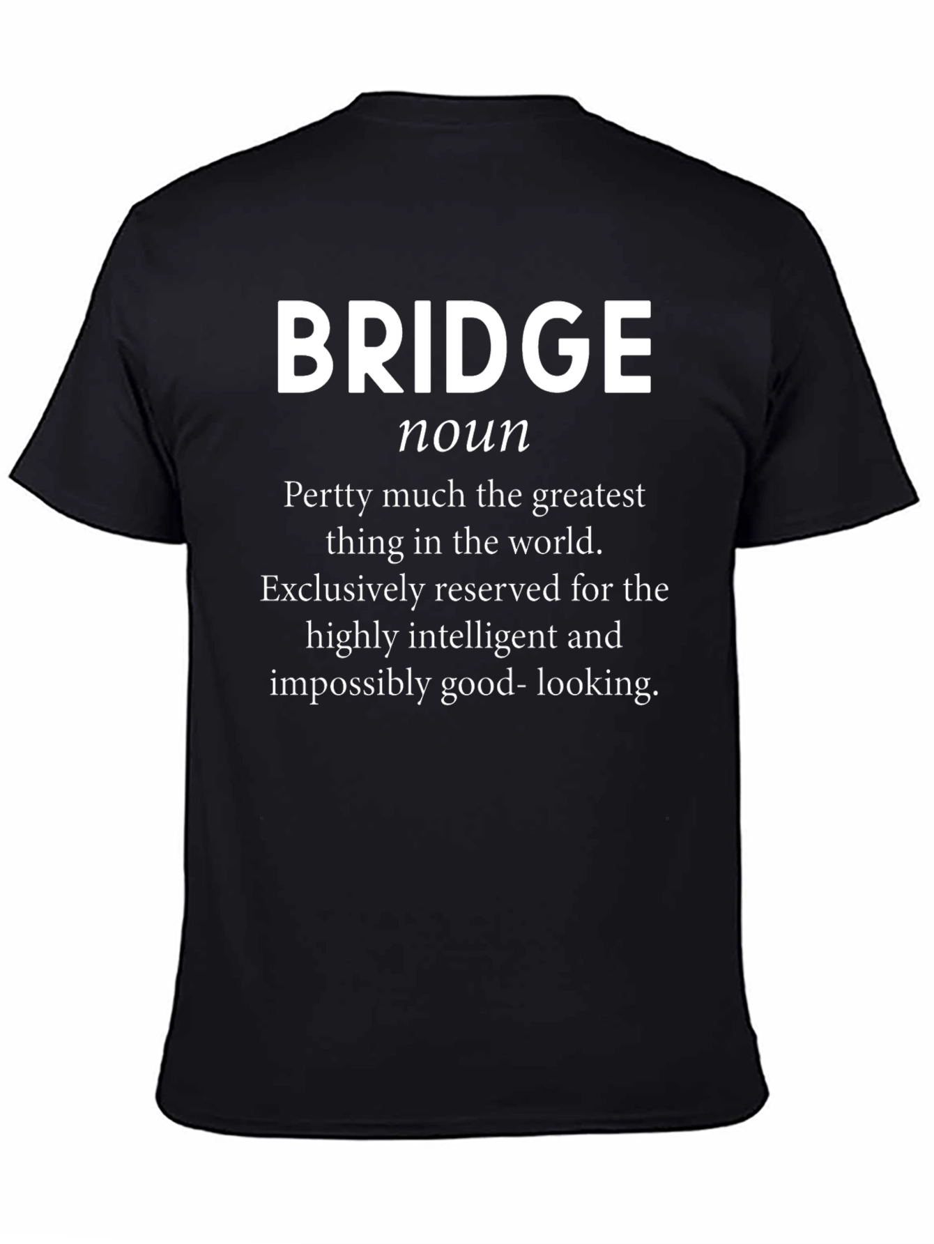 Bridge Noun Funny Graphic T-Shirt