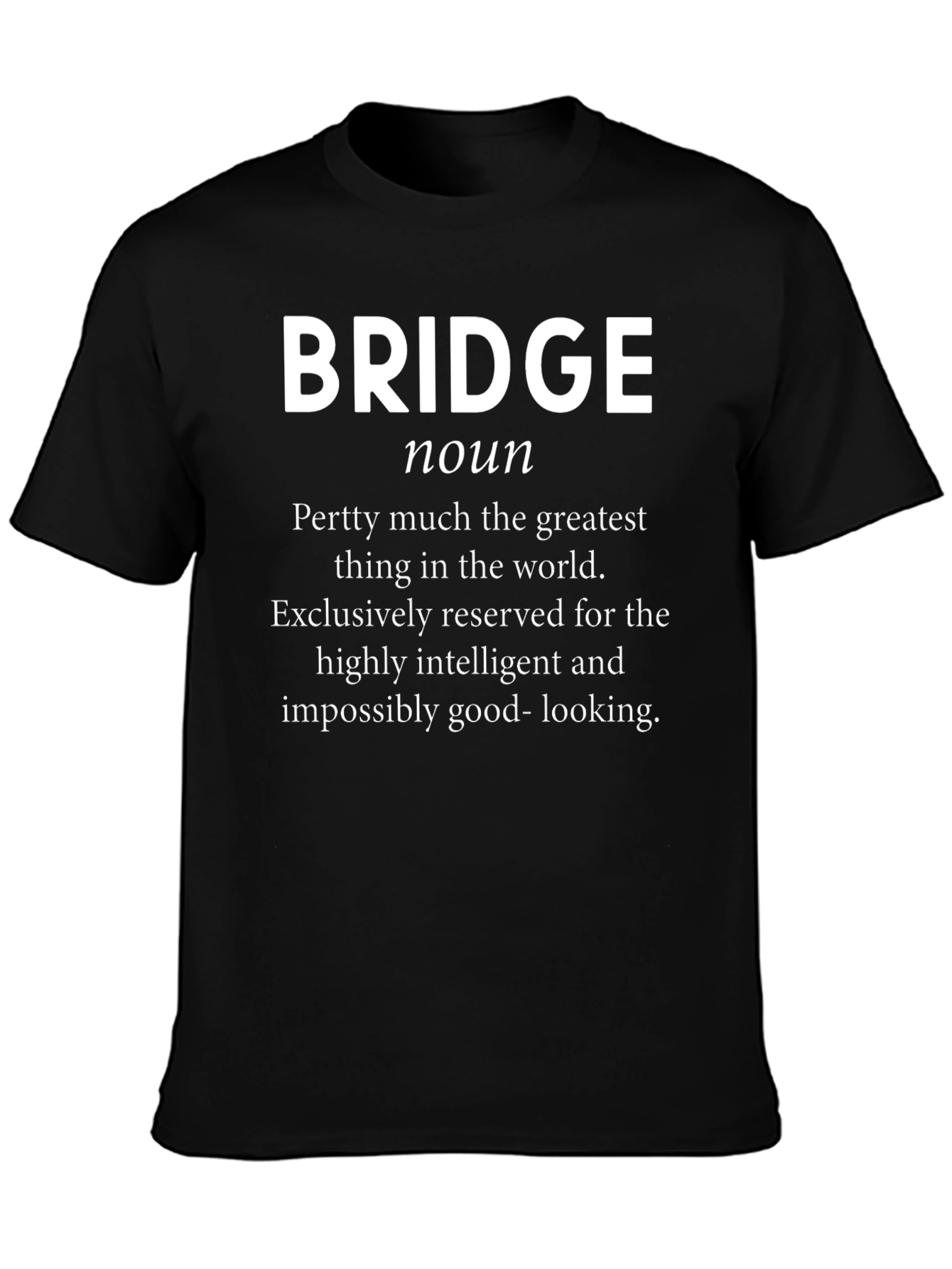 Bridge Noun Funny Graphic T-Shirt