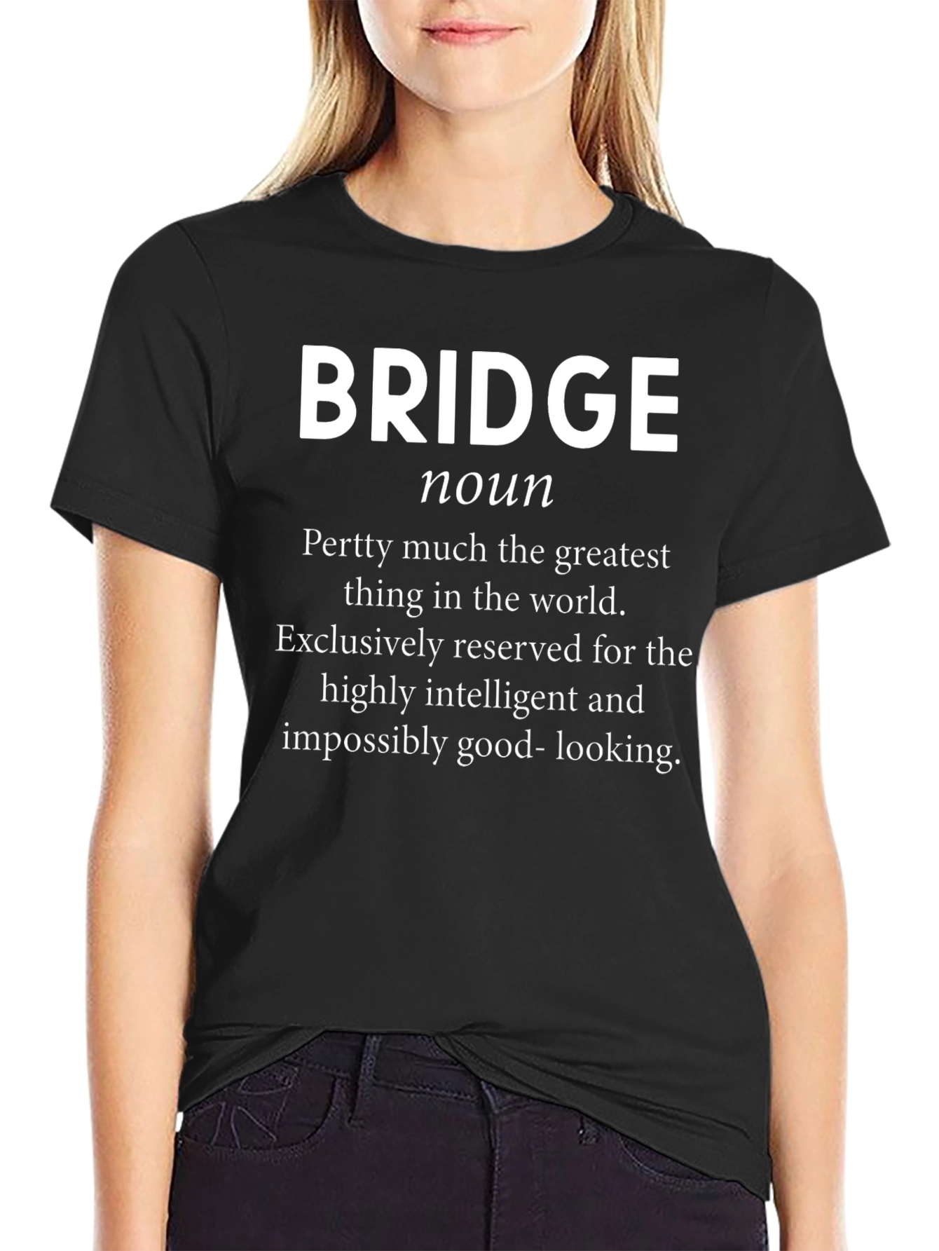 Bridge Noun Funny Graphic T-Shirt
