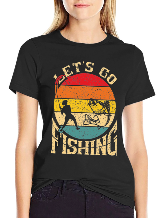 Lets Go Fishing Graphic Tee
