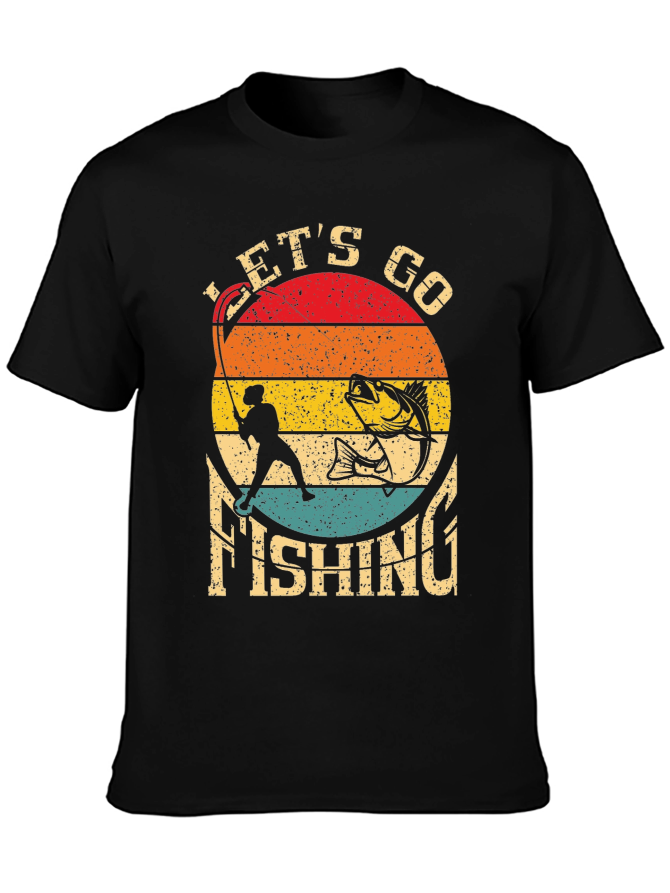Lets Go Fishing Graphic Tee