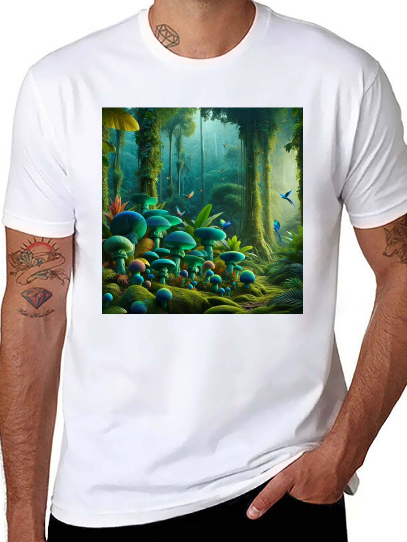 Mushroom Forest Graphic Tee