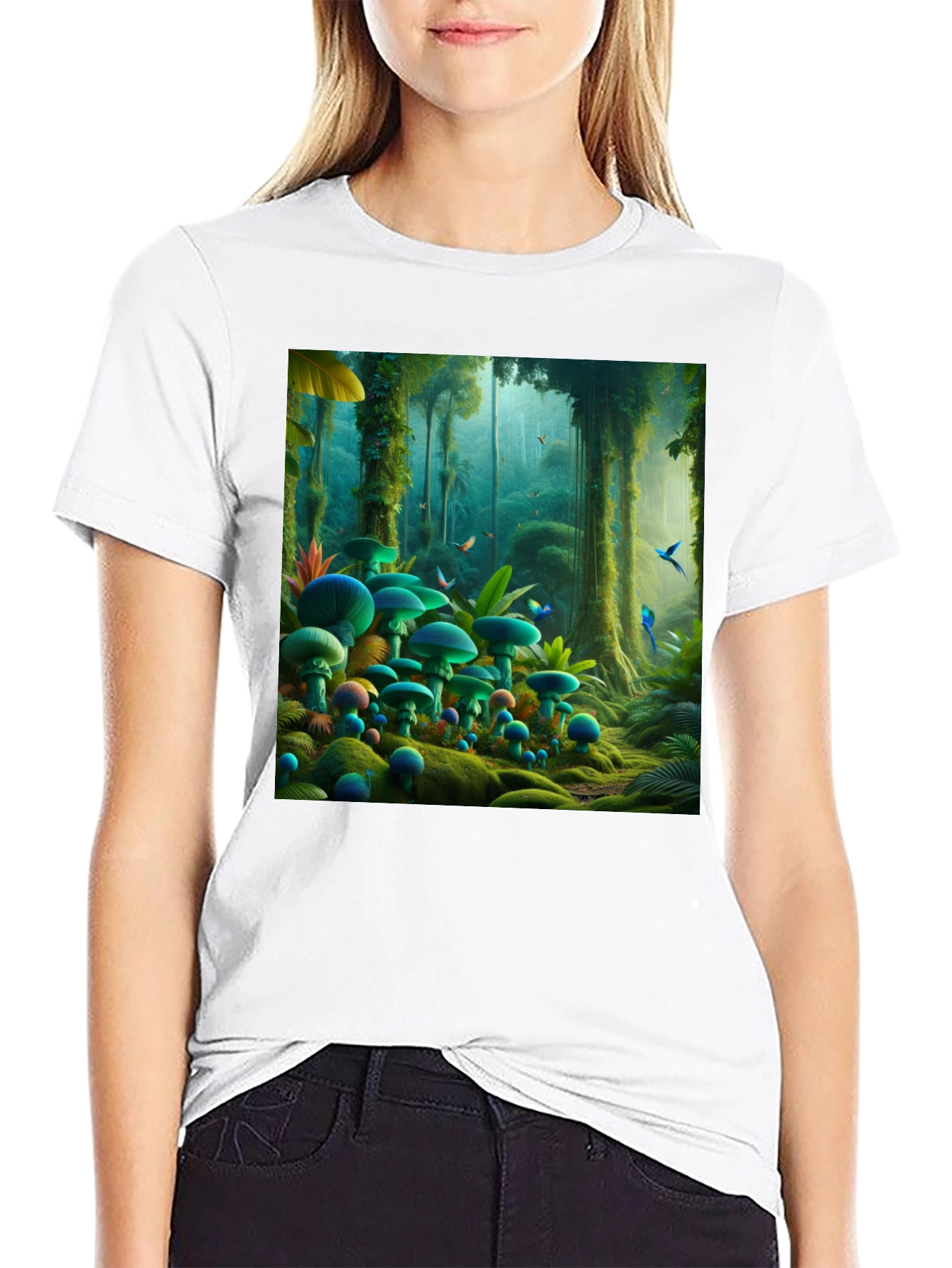 Mushroom Forest Graphic Tee