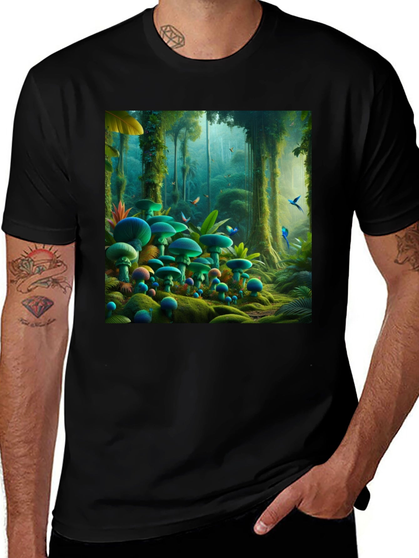 Mushroom Forest Graphic Tee
