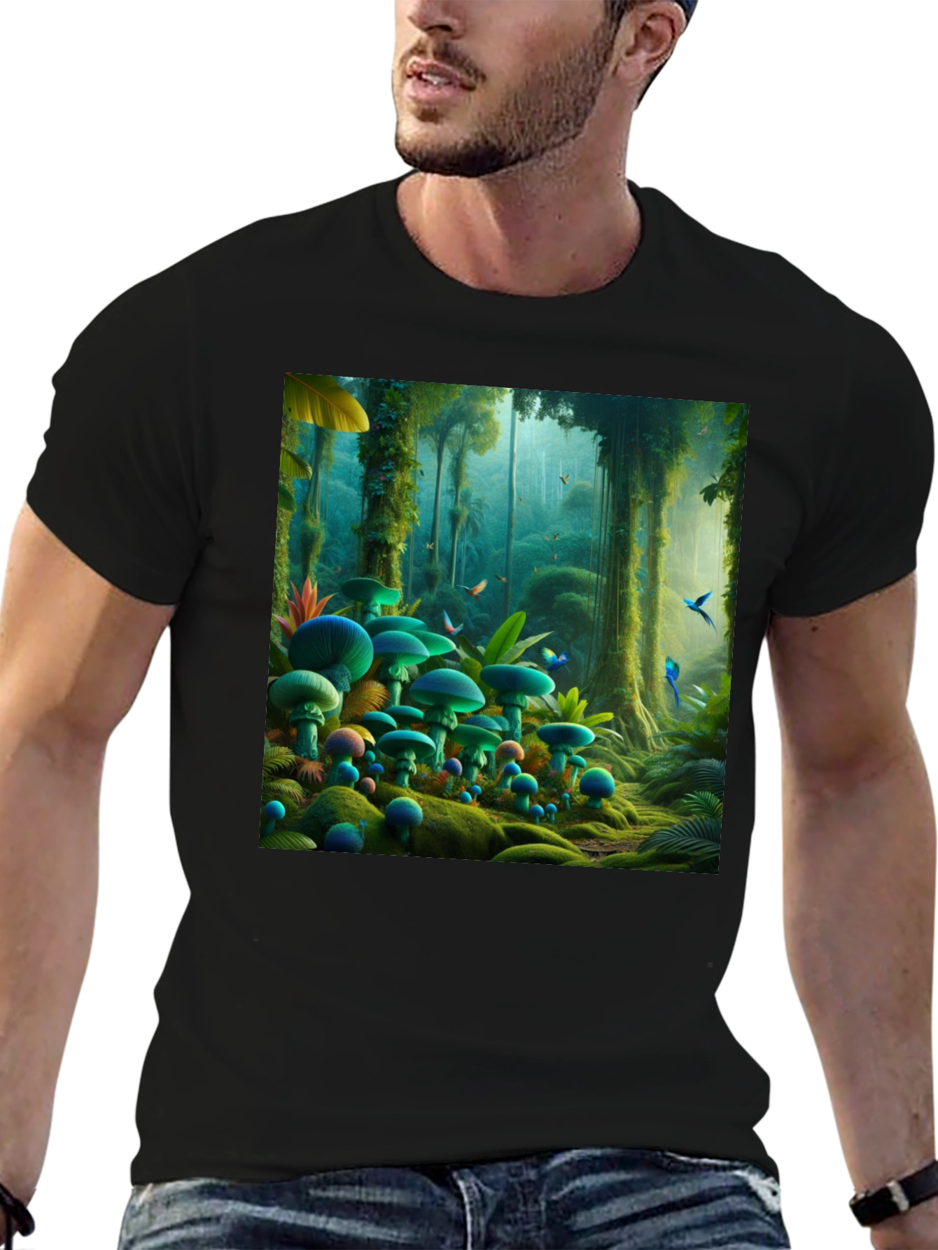 Mushroom Forest Graphic Tee