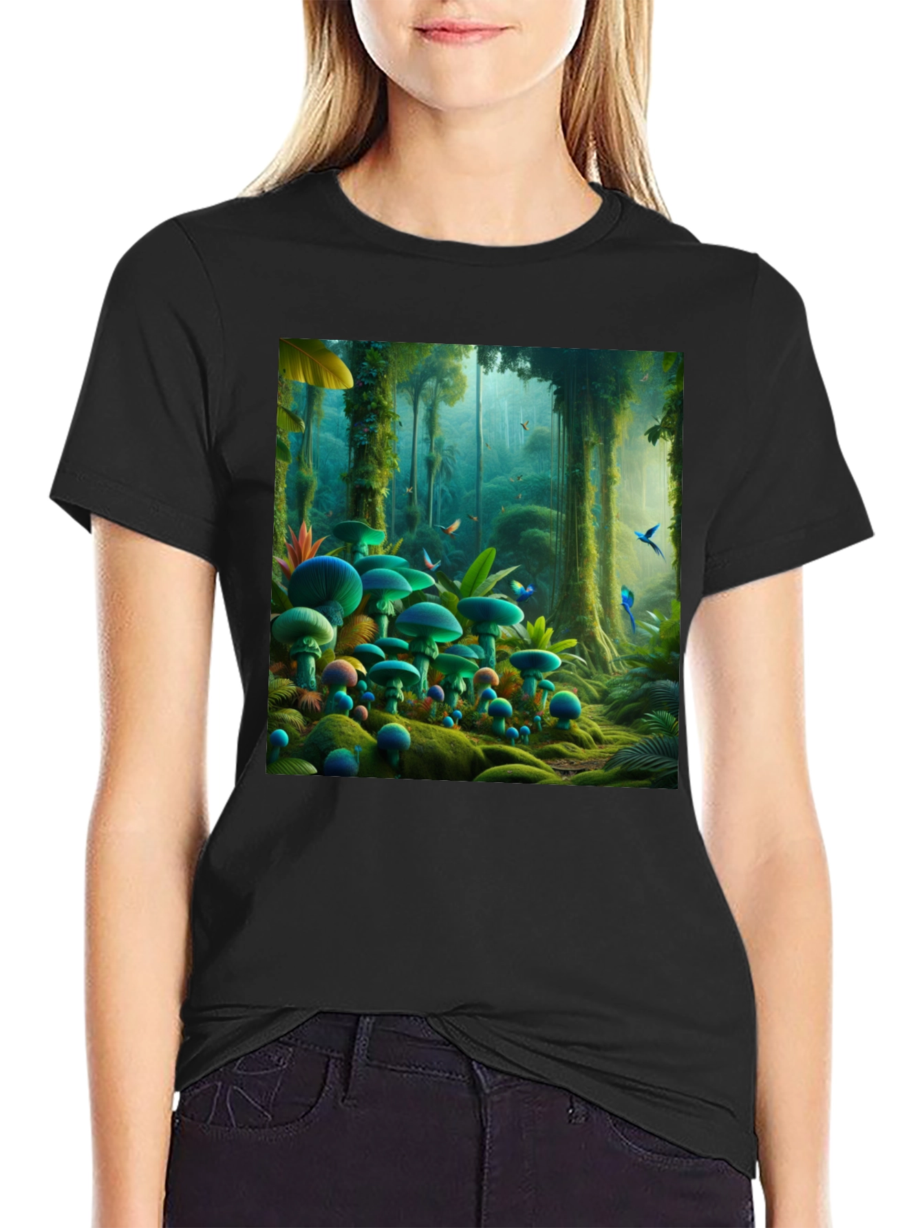Mushroom Forest Graphic Tee