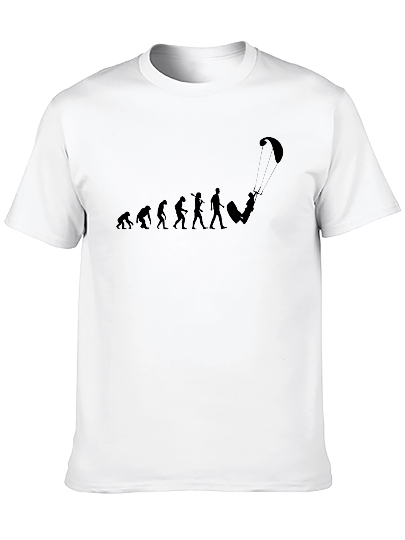 Evolution Kiteboarding T-Shirt - Black Graphic Tee
