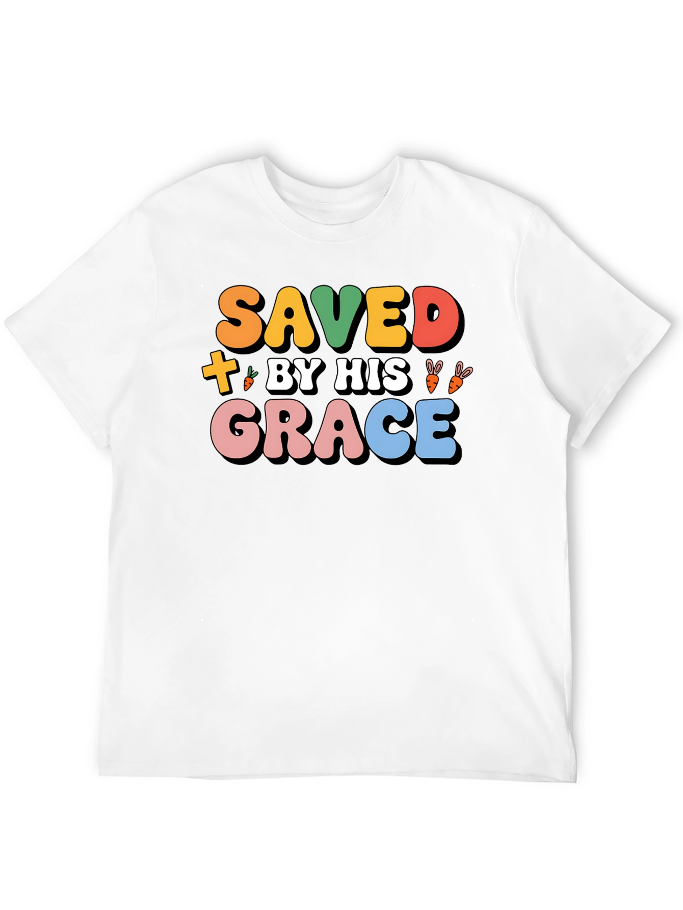 Saved By His Grace T-Shirt - Easter Gift