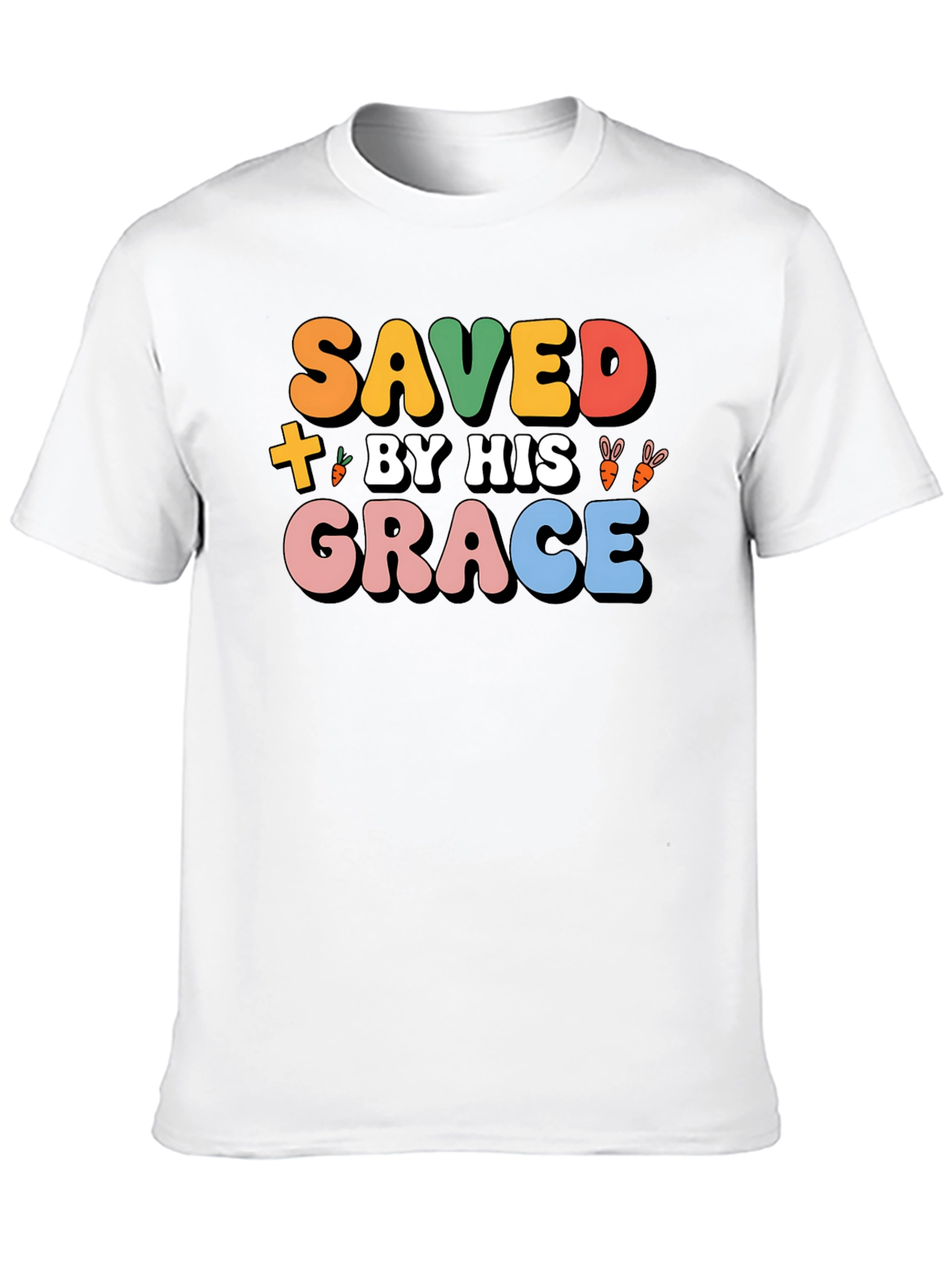 Saved By His Grace T-Shirt - Easter Gift