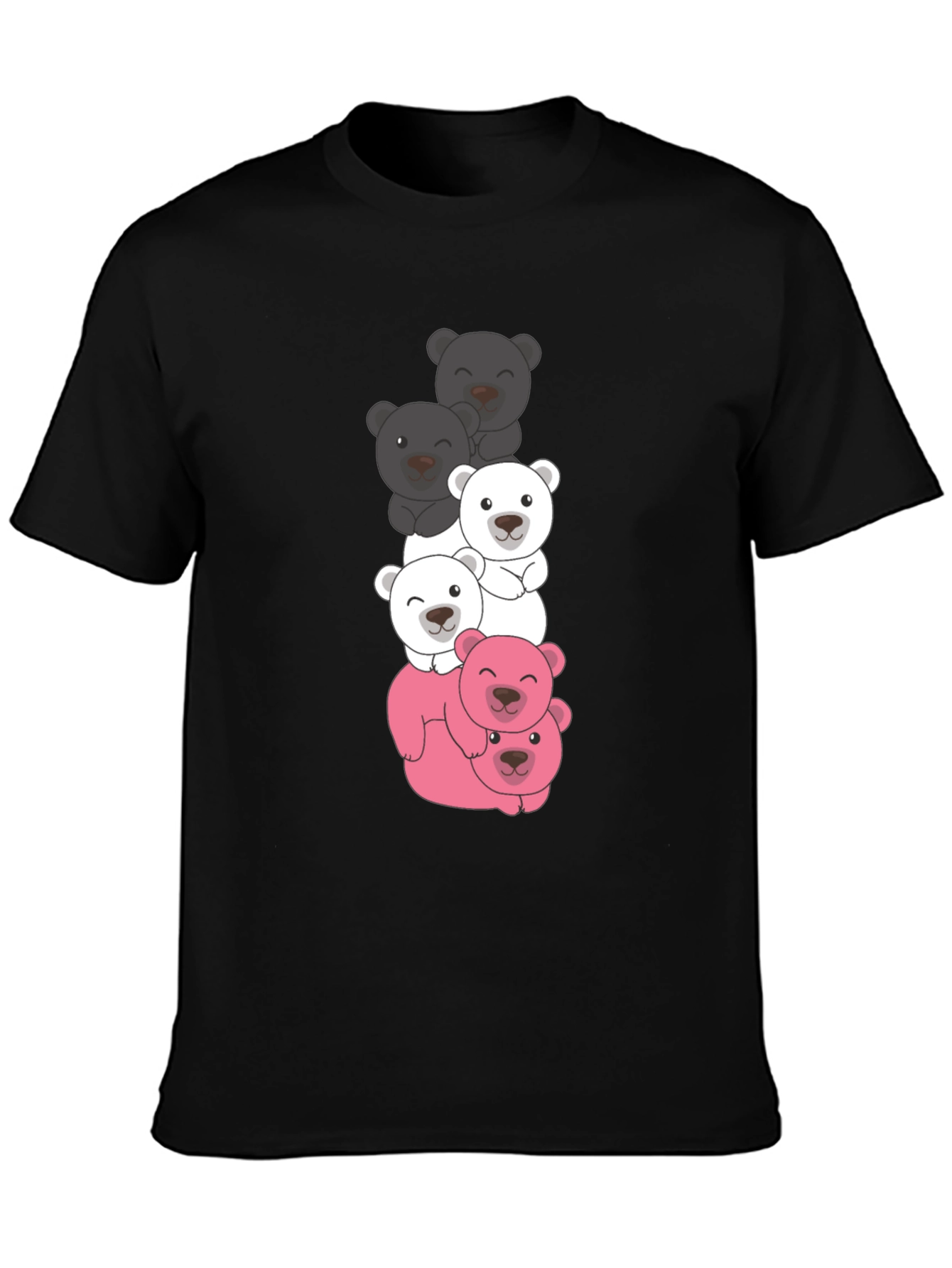 Stacked Bear T-Shirt - Cute & Fun Design