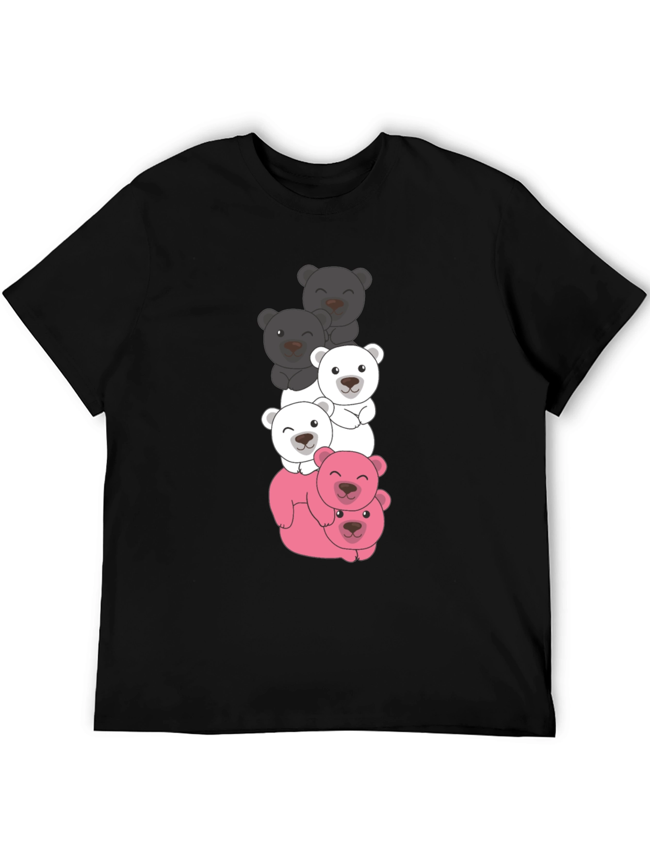 Stacked Bear T-Shirt - Cute & Fun Design