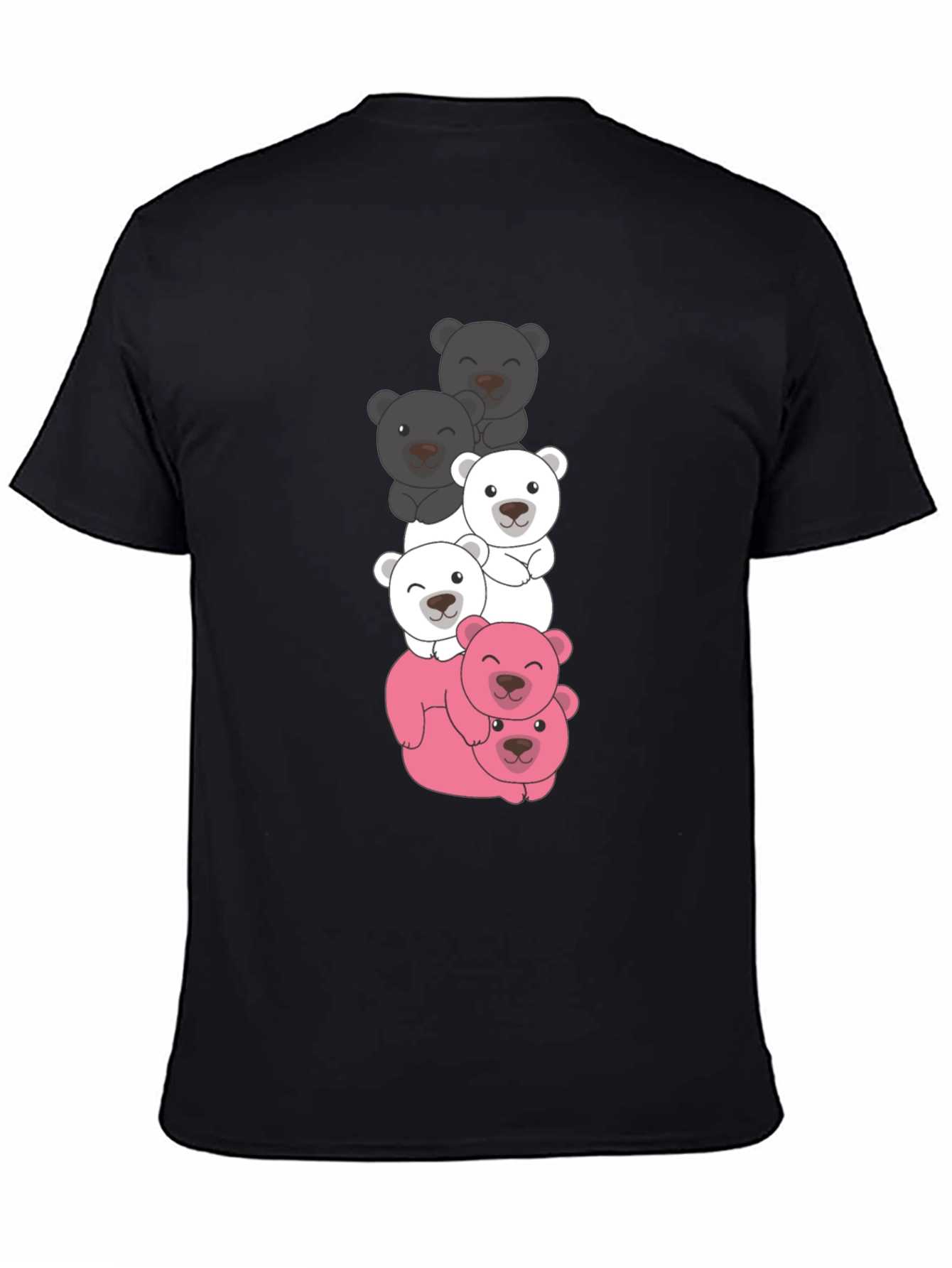 Stacked Bear T-Shirt - Cute & Fun Design