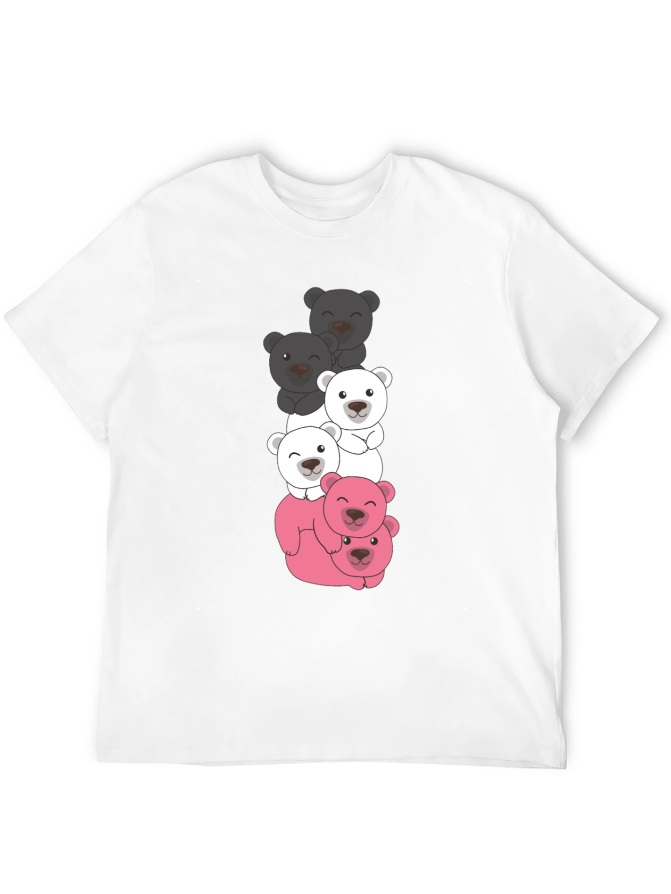 Stacked Bear T-Shirt - Cute & Fun Design
