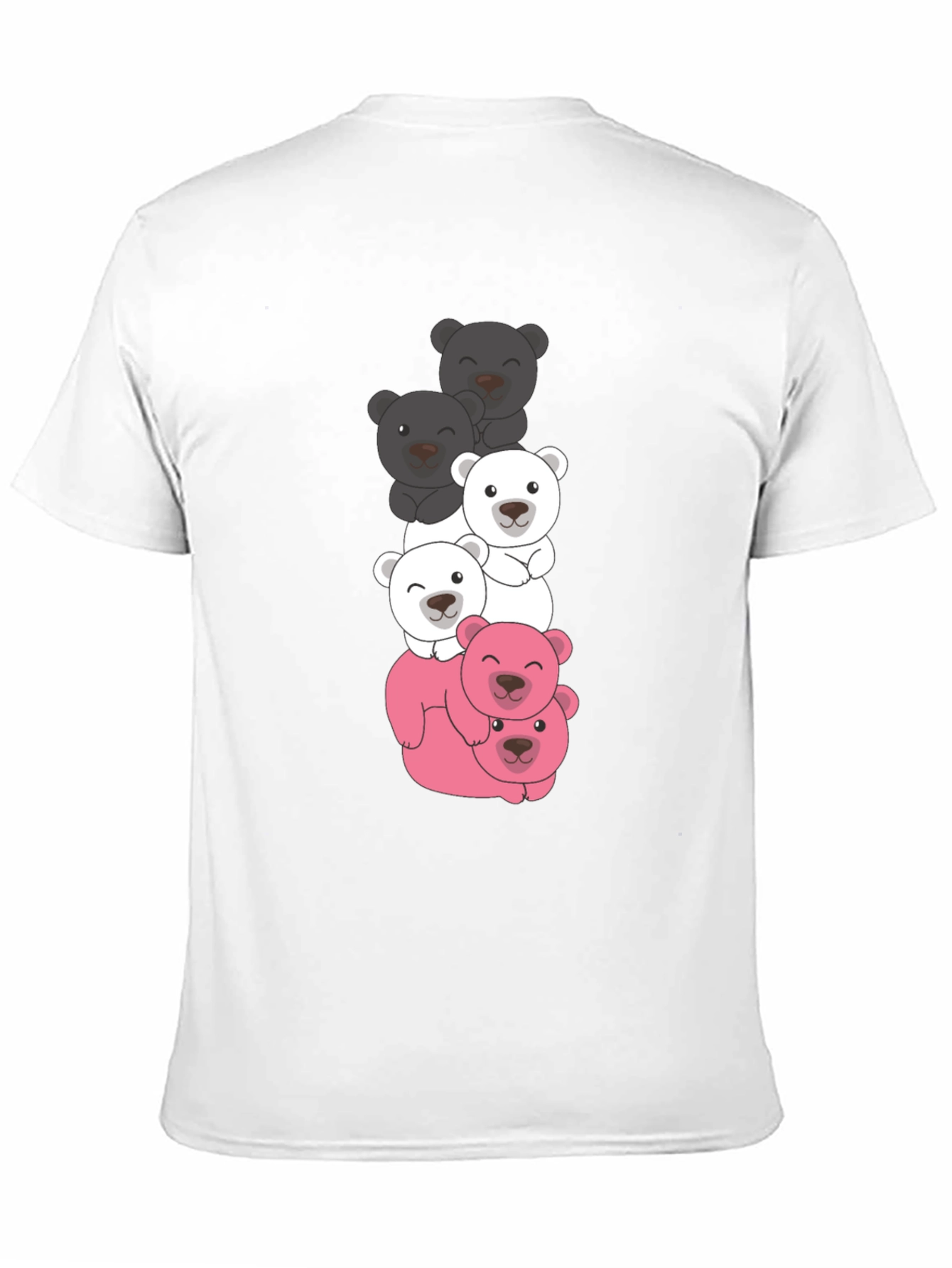 Stacked Bear T-Shirt - Cute & Fun Design