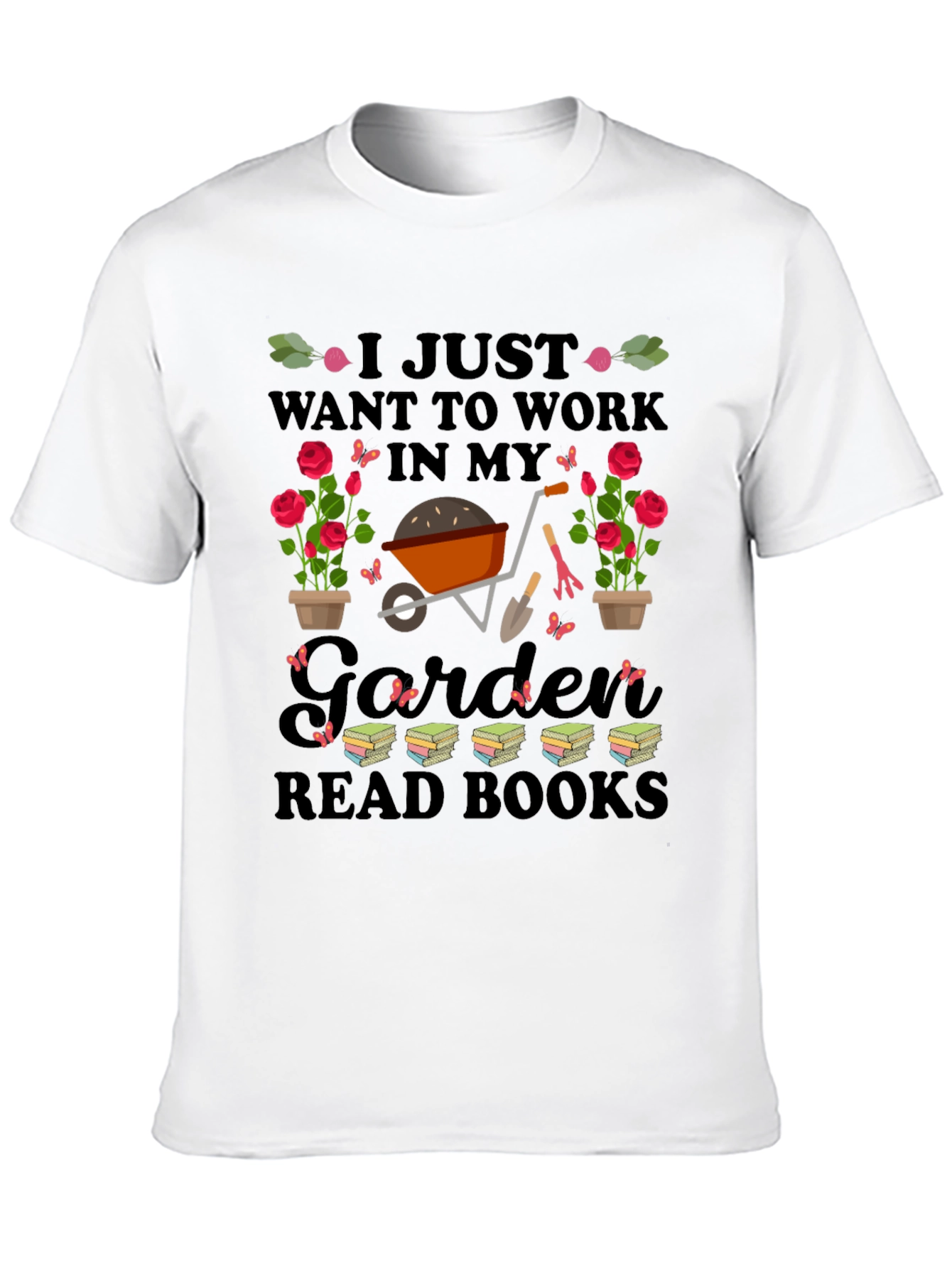 Gardening & Reading T-Shirt