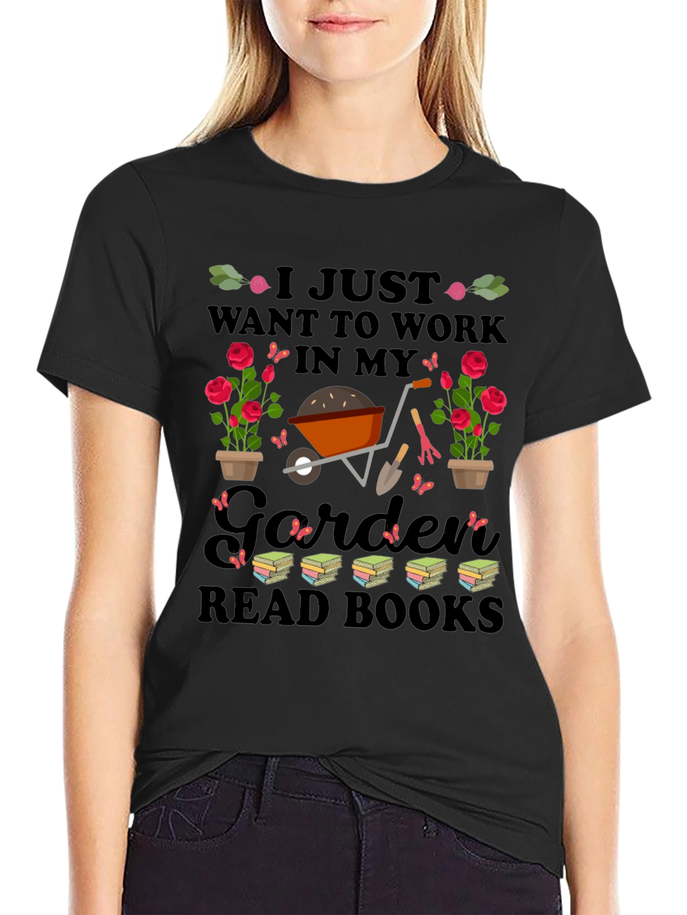 Gardening & Reading T-Shirt