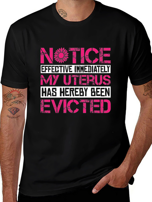 Uterus Evicted T-Shirt - Funny Hysterectomy Gift