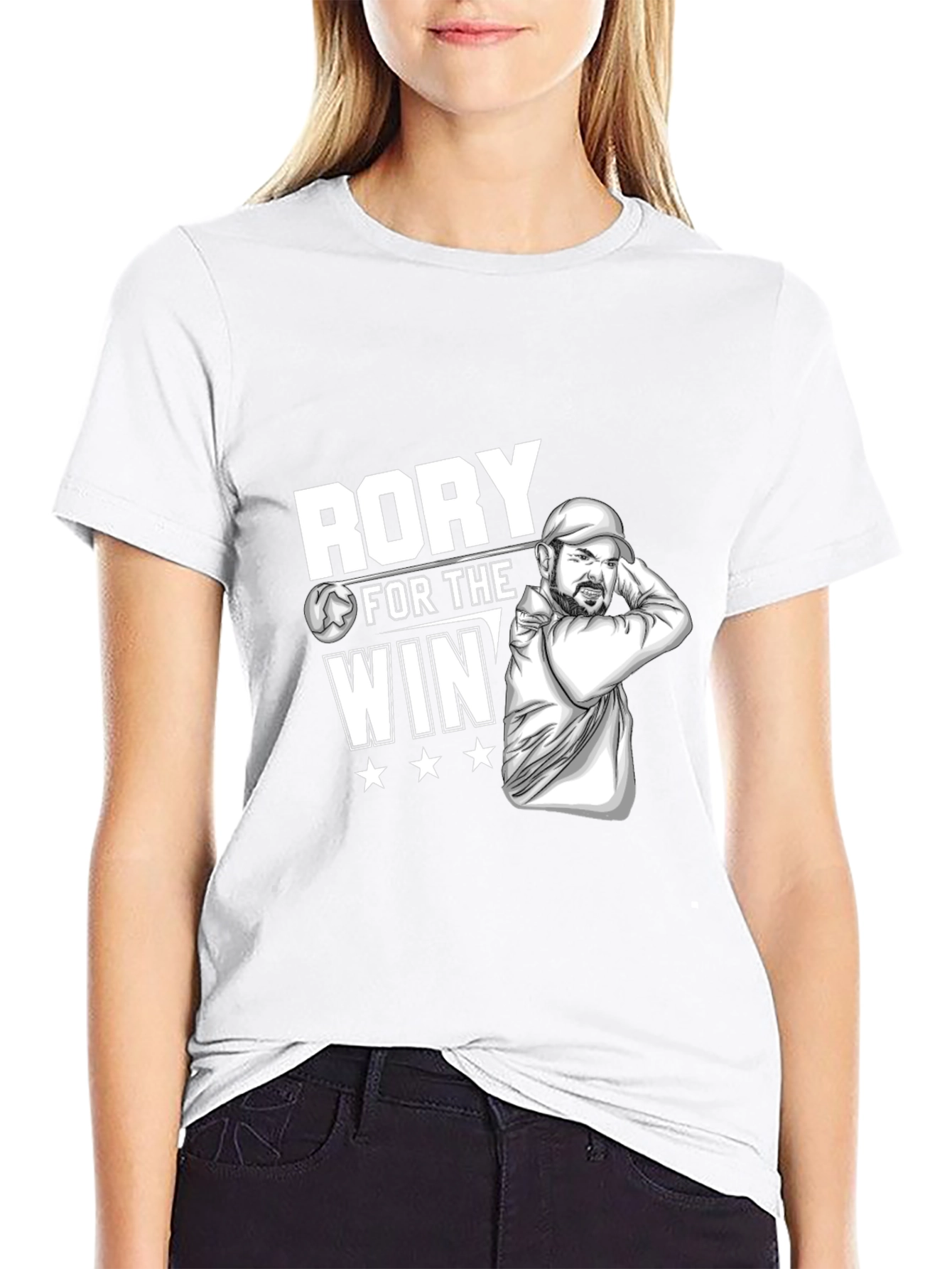 Rory For The Win Black T-Shirt