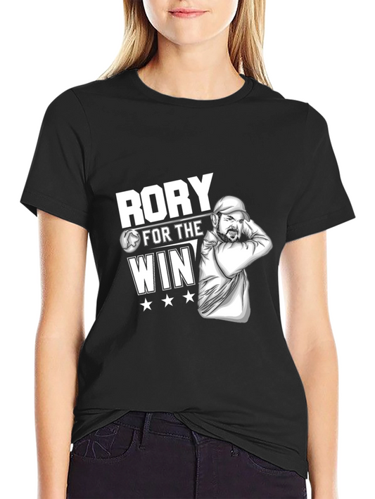 Rory For The Win Black T-Shirt