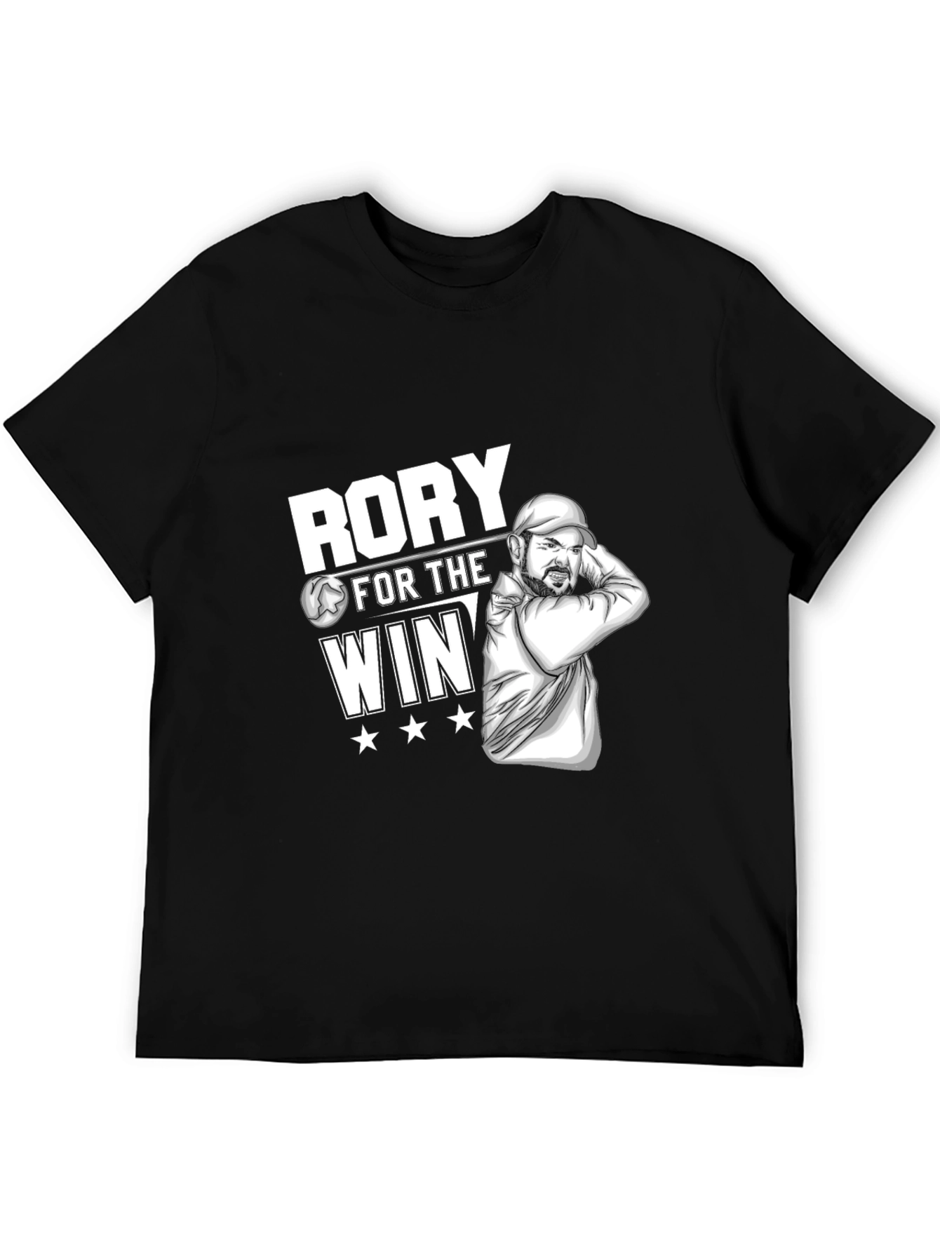 Rory For The Win Black T-Shirt
