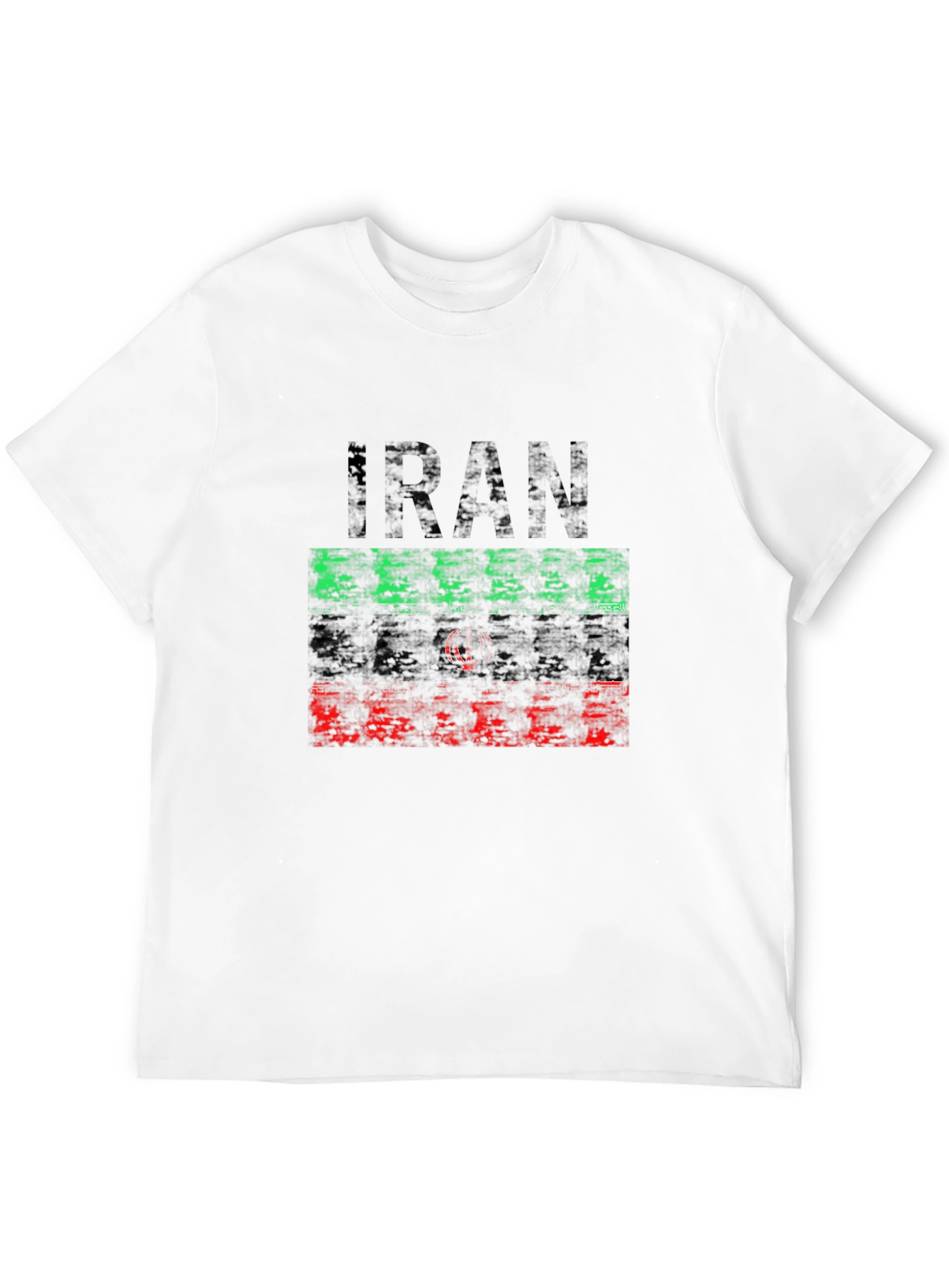 Iran Flag T-Shirt - Distressed Graphic Tee