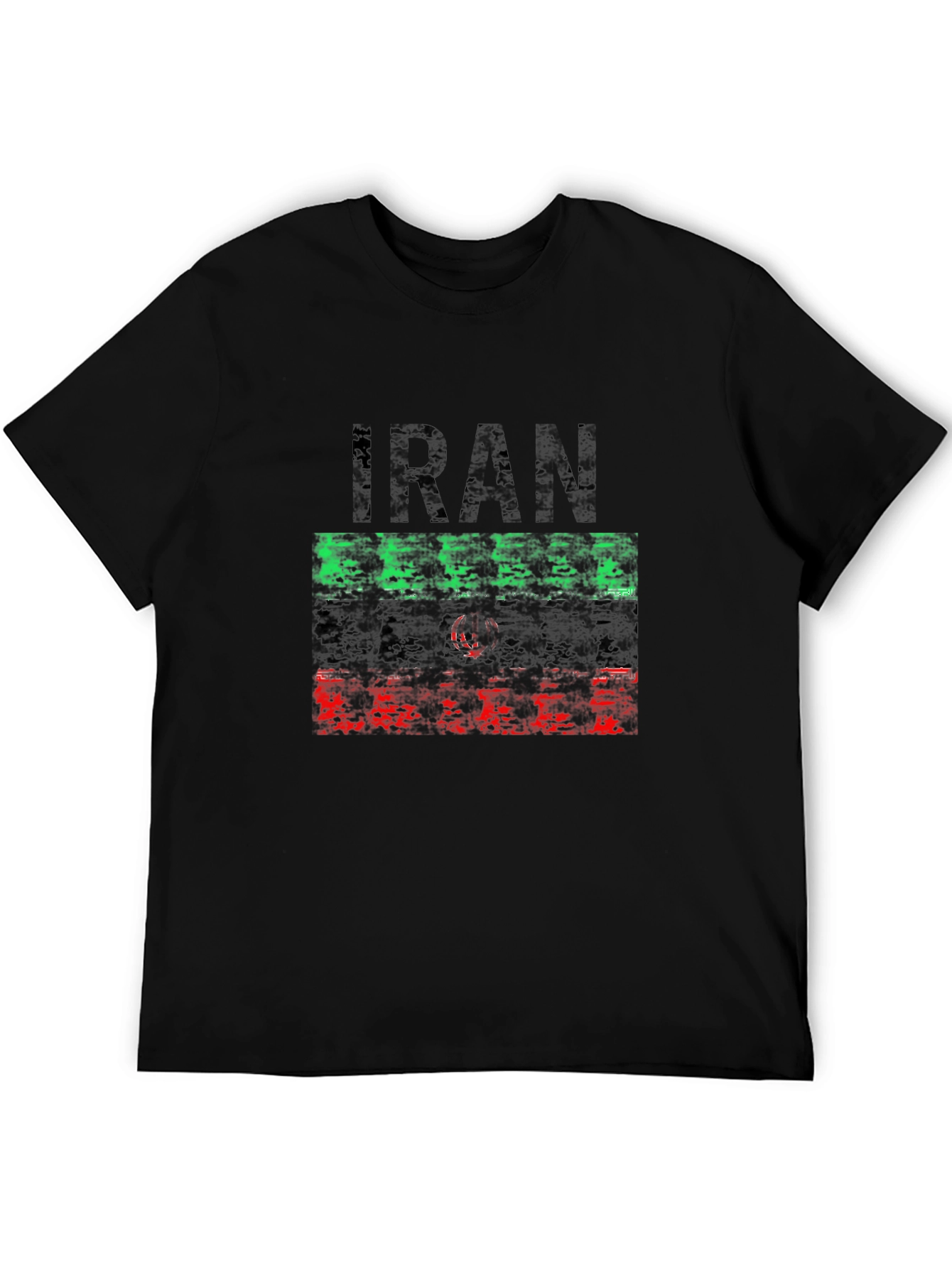 Iran Flag T-Shirt - Distressed Graphic Tee
