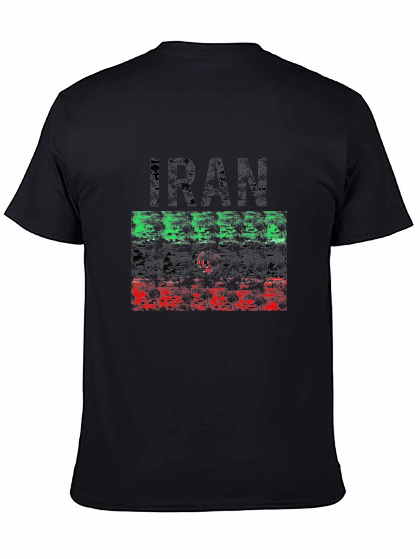 Iran Flag T-Shirt - Distressed Graphic Tee