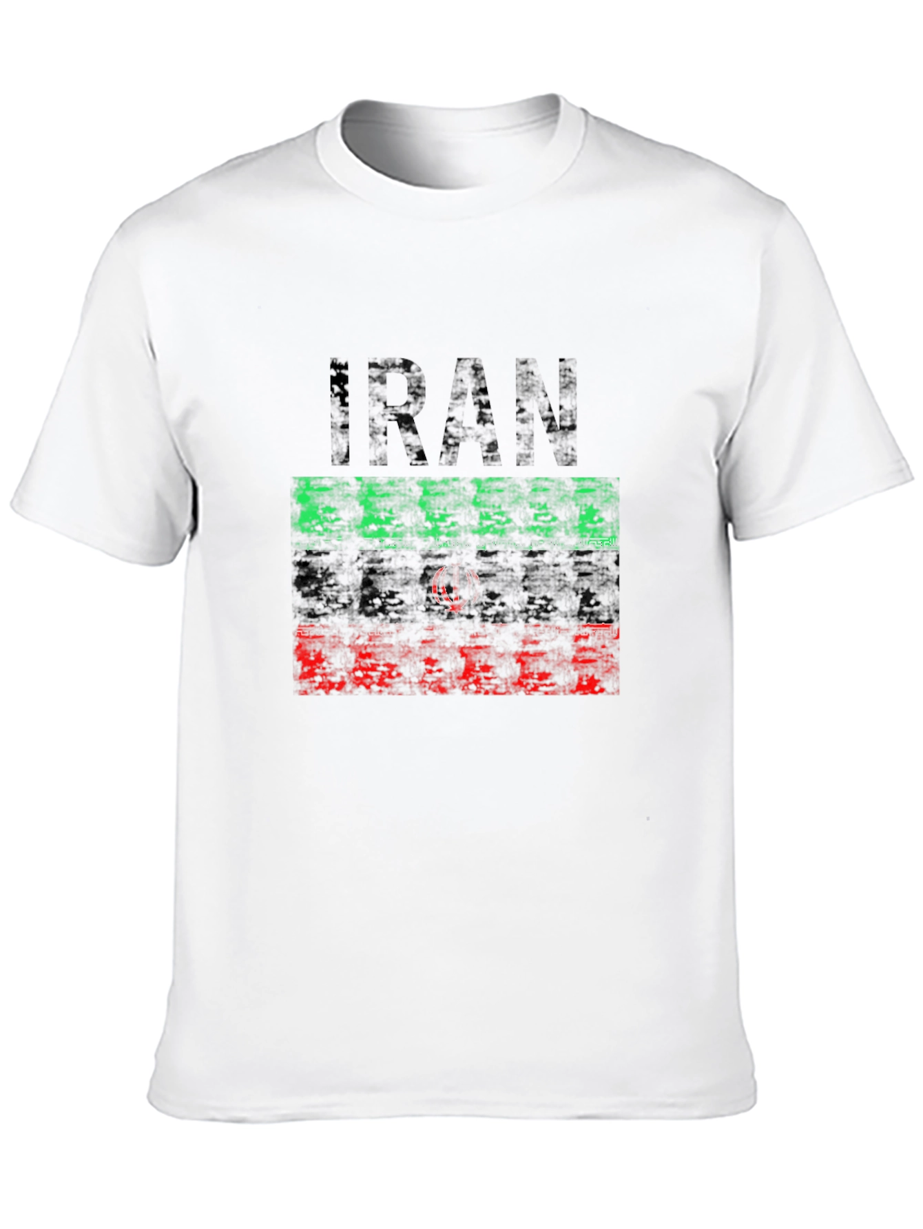 Iran Flag T-Shirt - Distressed Graphic Tee