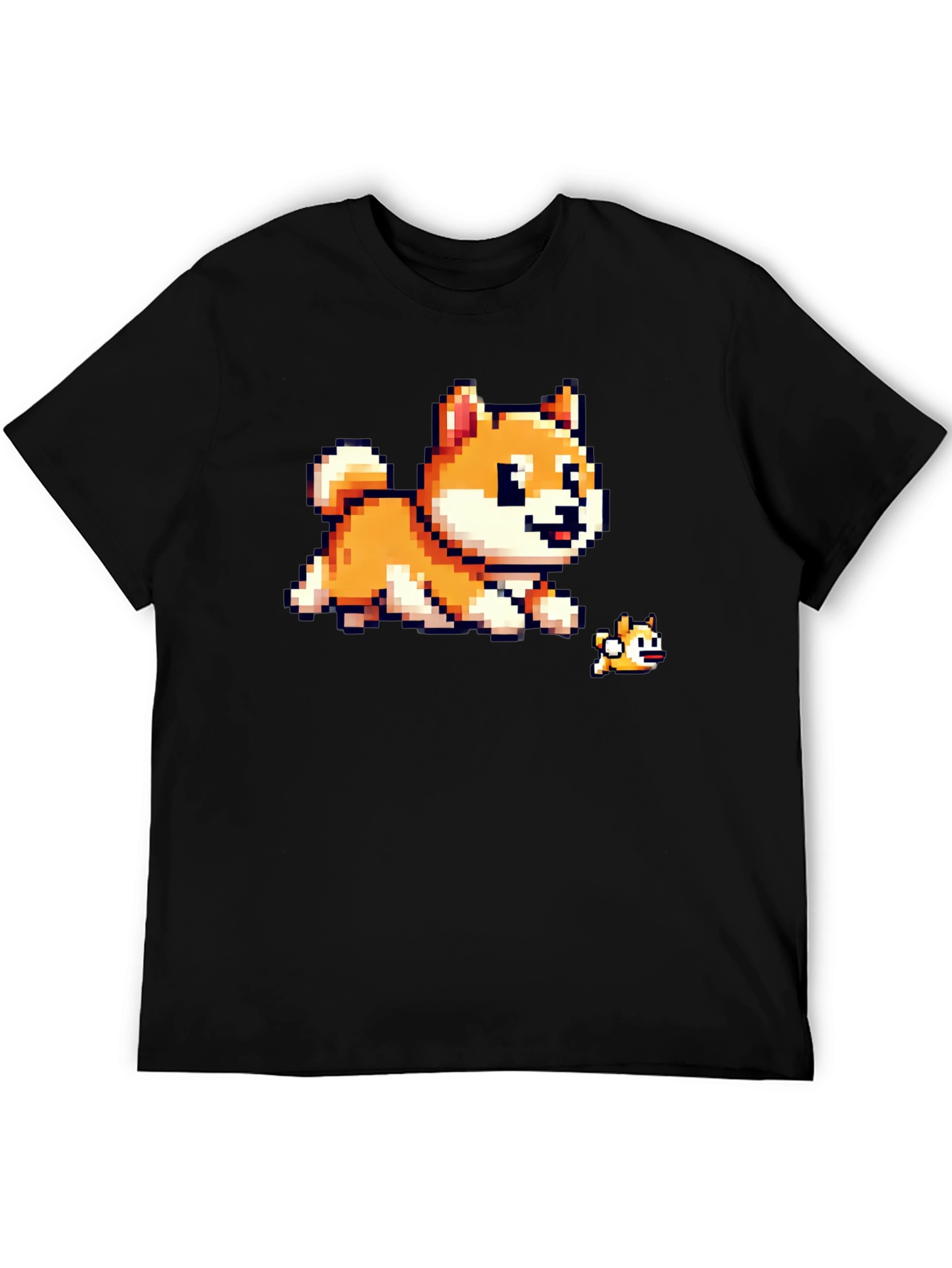 Pixel Dog T-Shirt - Shiba Inu