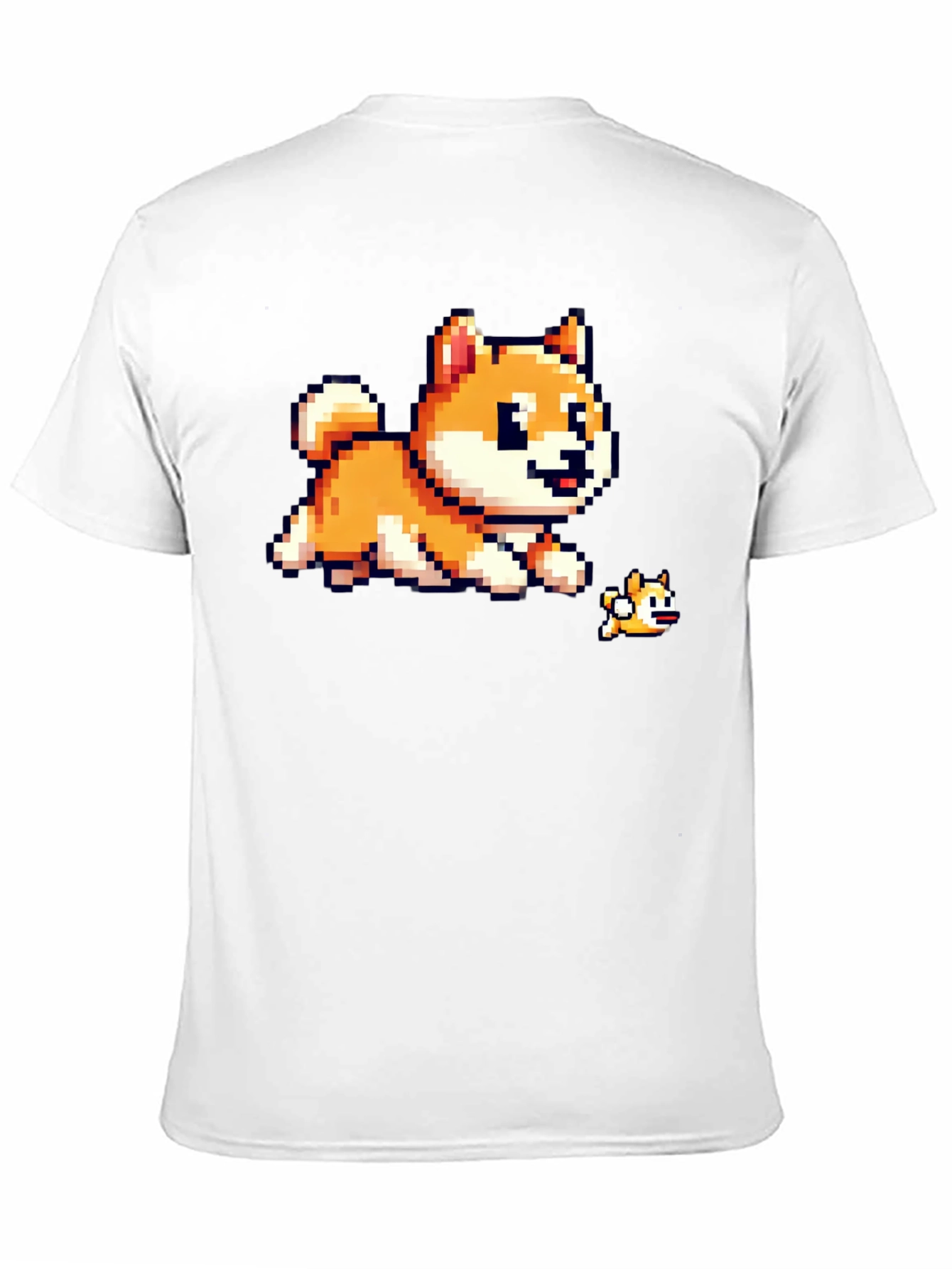 Pixel Dog T-Shirt - Shiba Inu