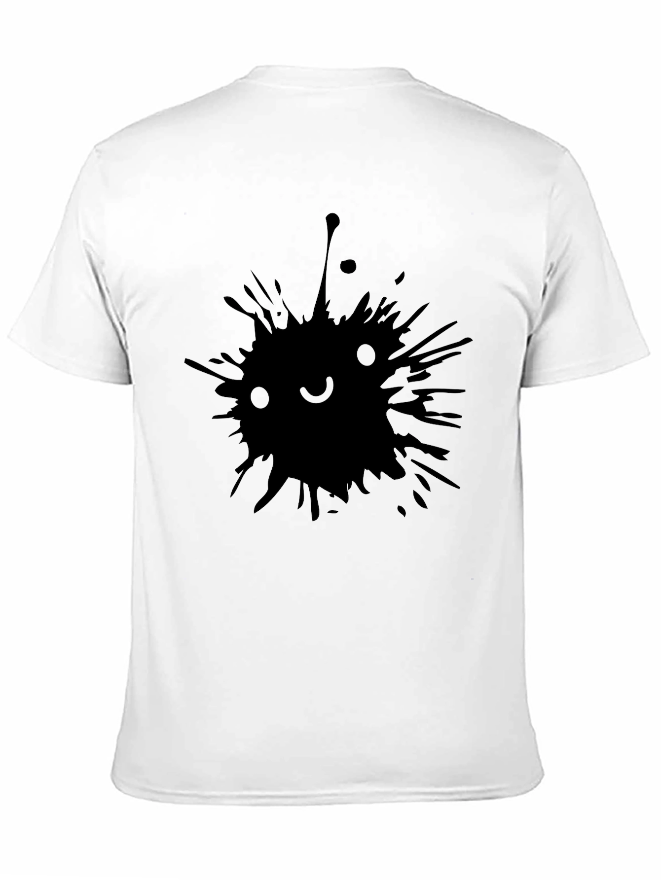 Abstract Ink Splatter Graphic Tee