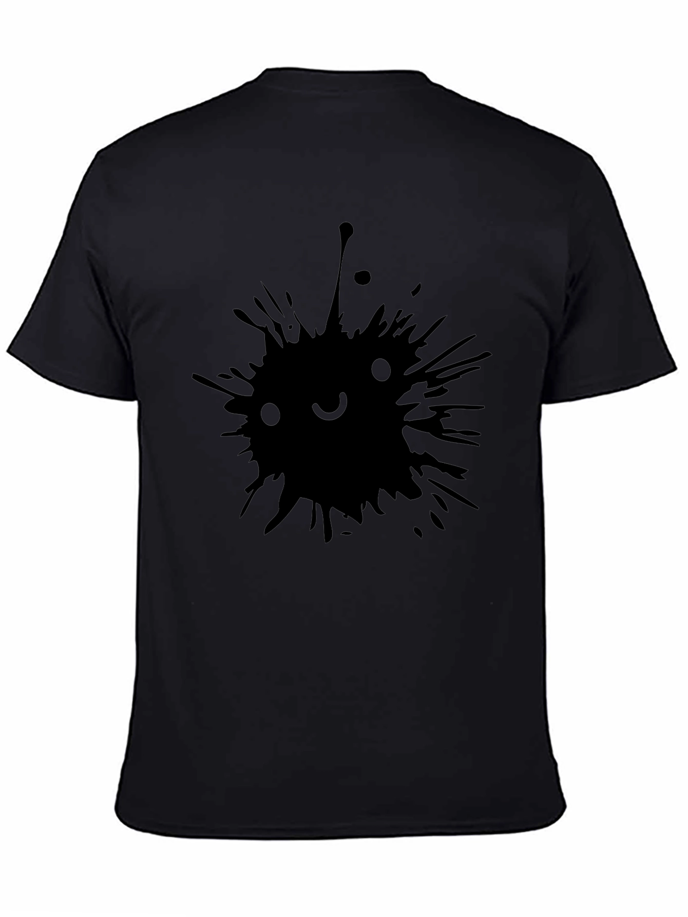 Abstract Ink Splatter Graphic Tee