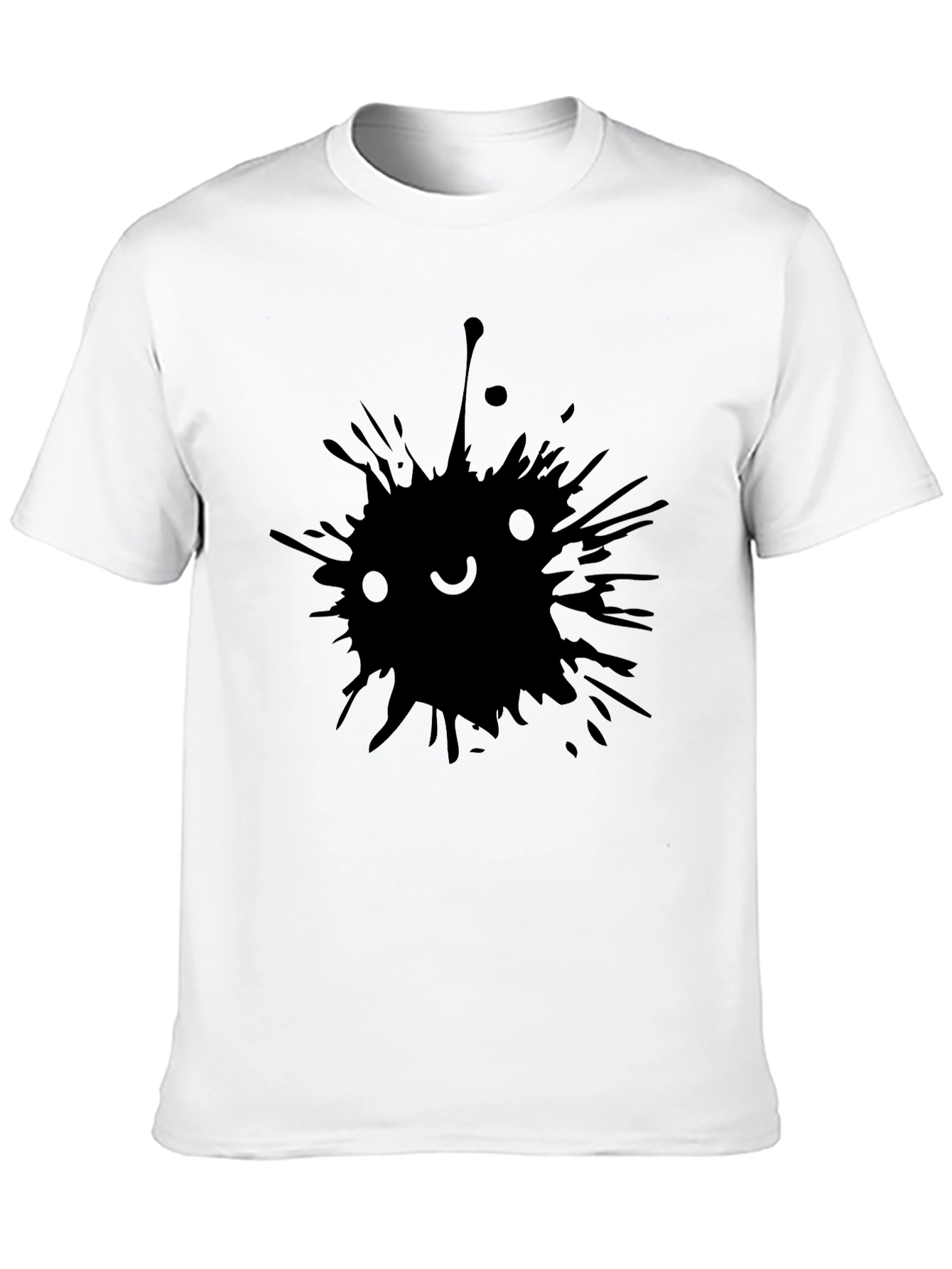 Abstract Ink Splatter Graphic Tee