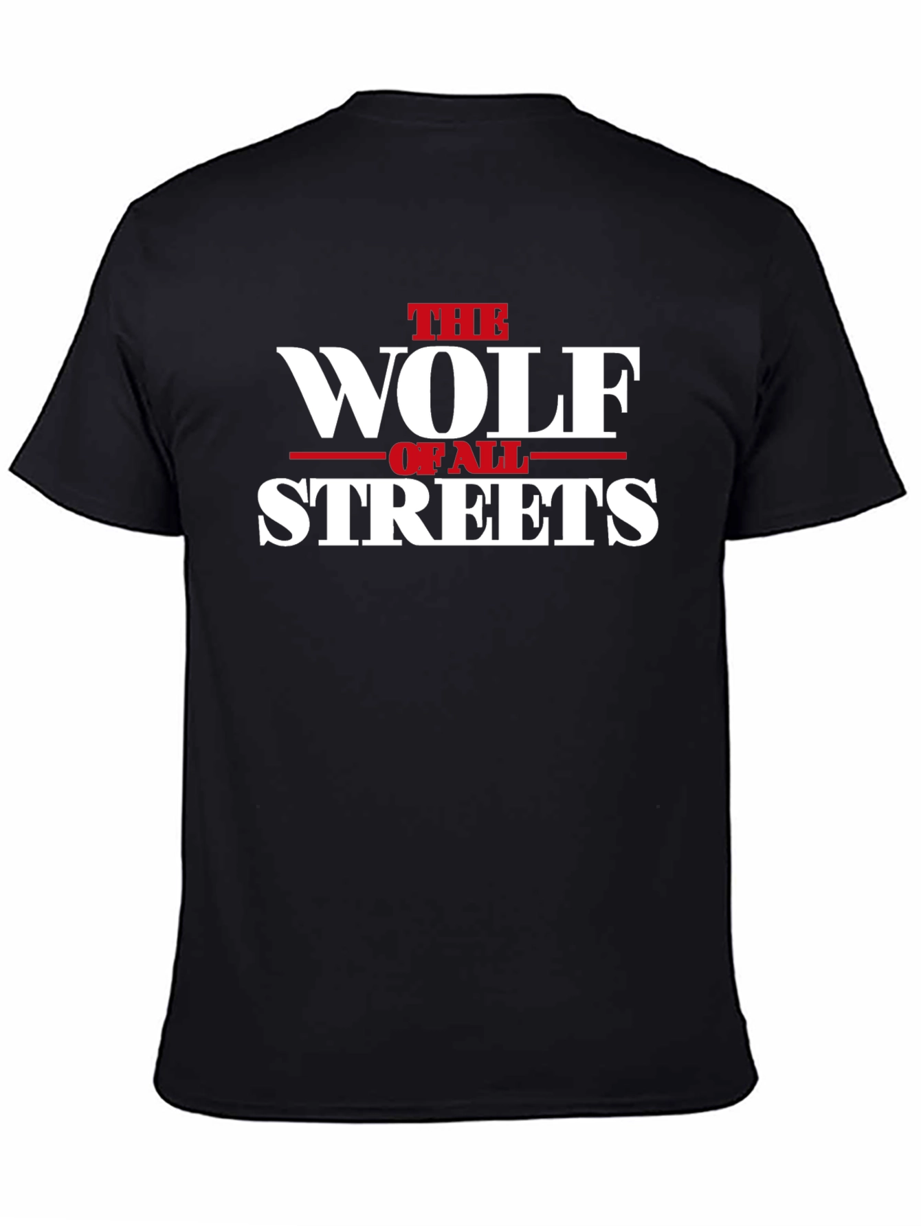 The Wolf Of All Streets Black T-Shirt