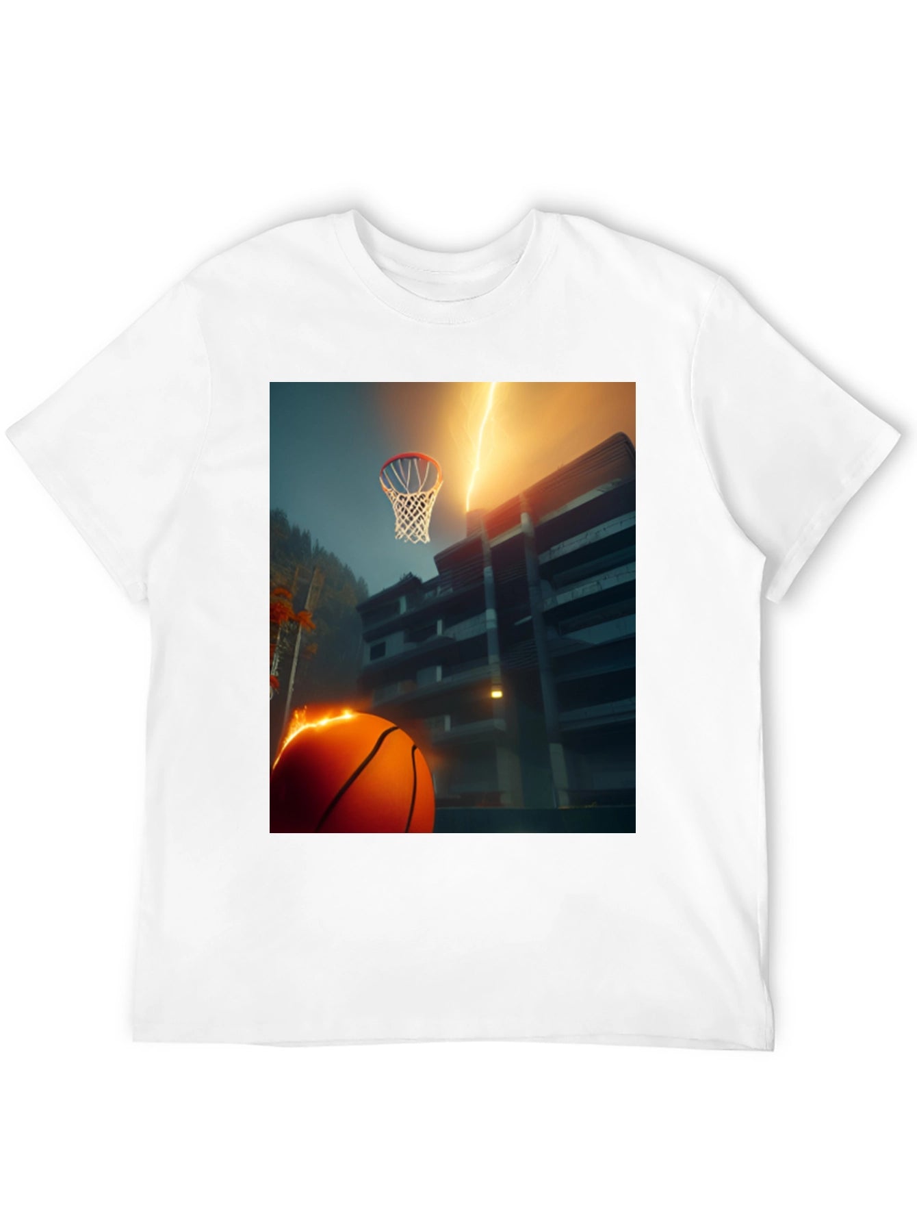 Basketball Lightning T-Shirt