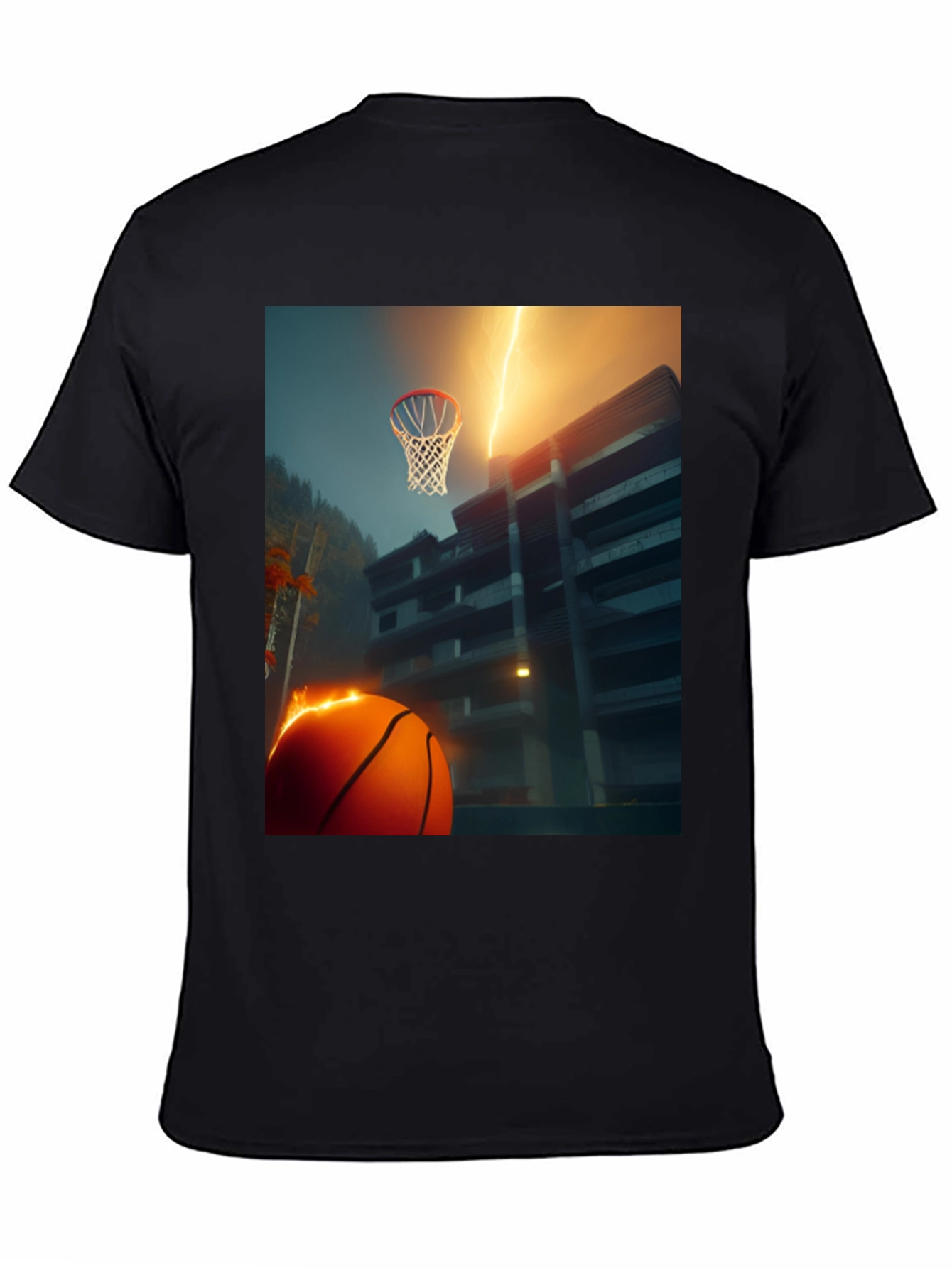 Basketball Lightning T-Shirt